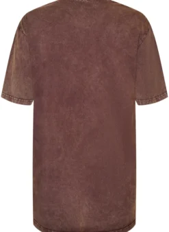 Lockeres T-Shirt-Kleid mit Washed-Optik