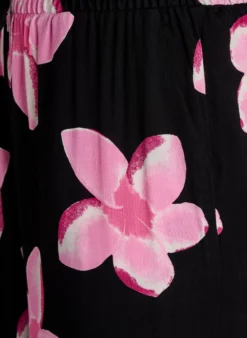 Lockere Viskosehose mit Print