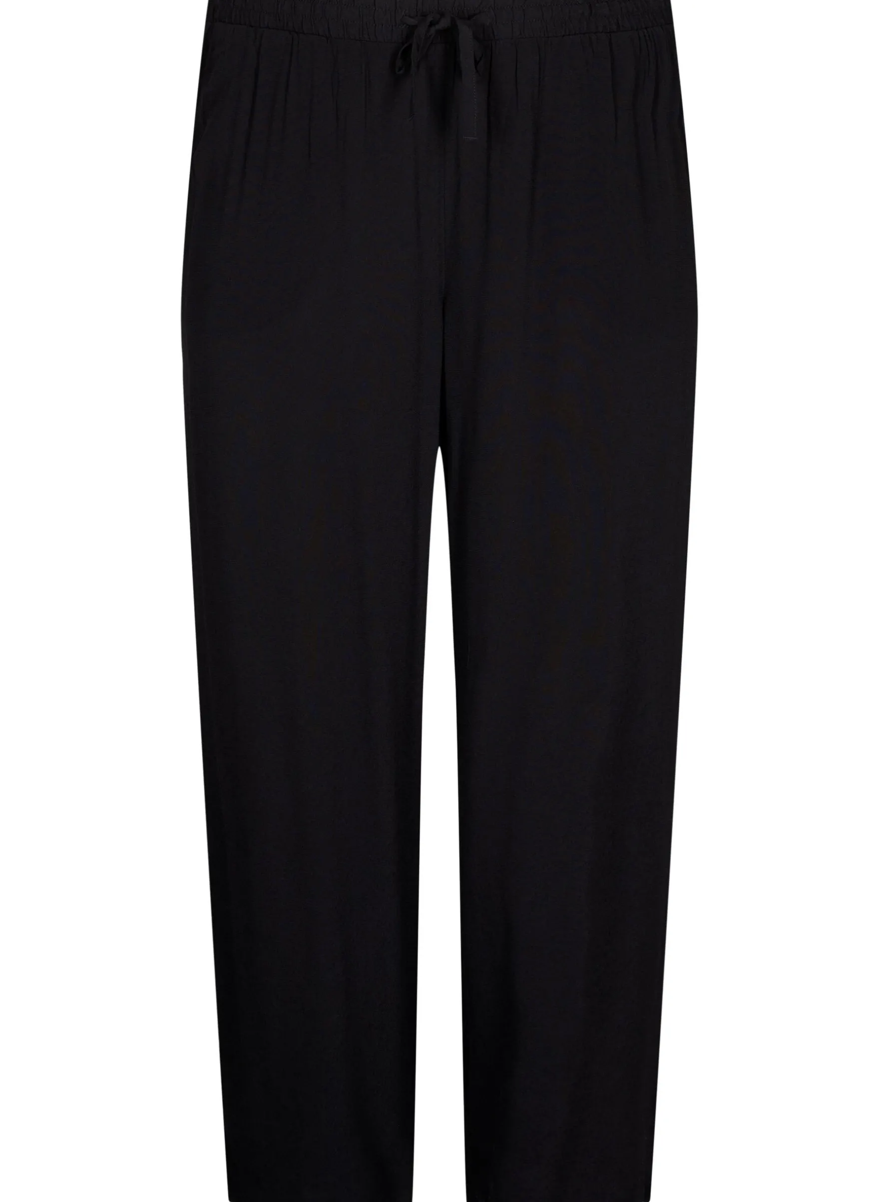 Lockere Viskosehose mit Taschen