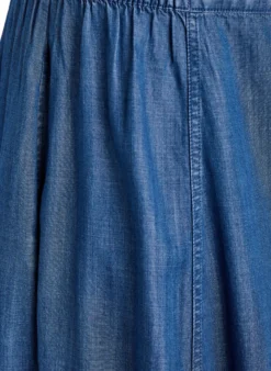 Maxirock aus Lyocell im Denim-Look
