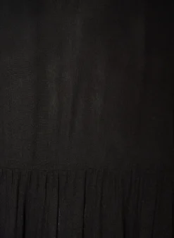 Midikleid aus Viskose mit Rüschenärmeln