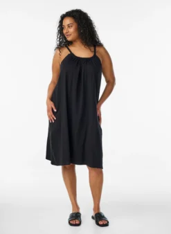 Midi-Trägerkleid aus Bio-Baumwolle
