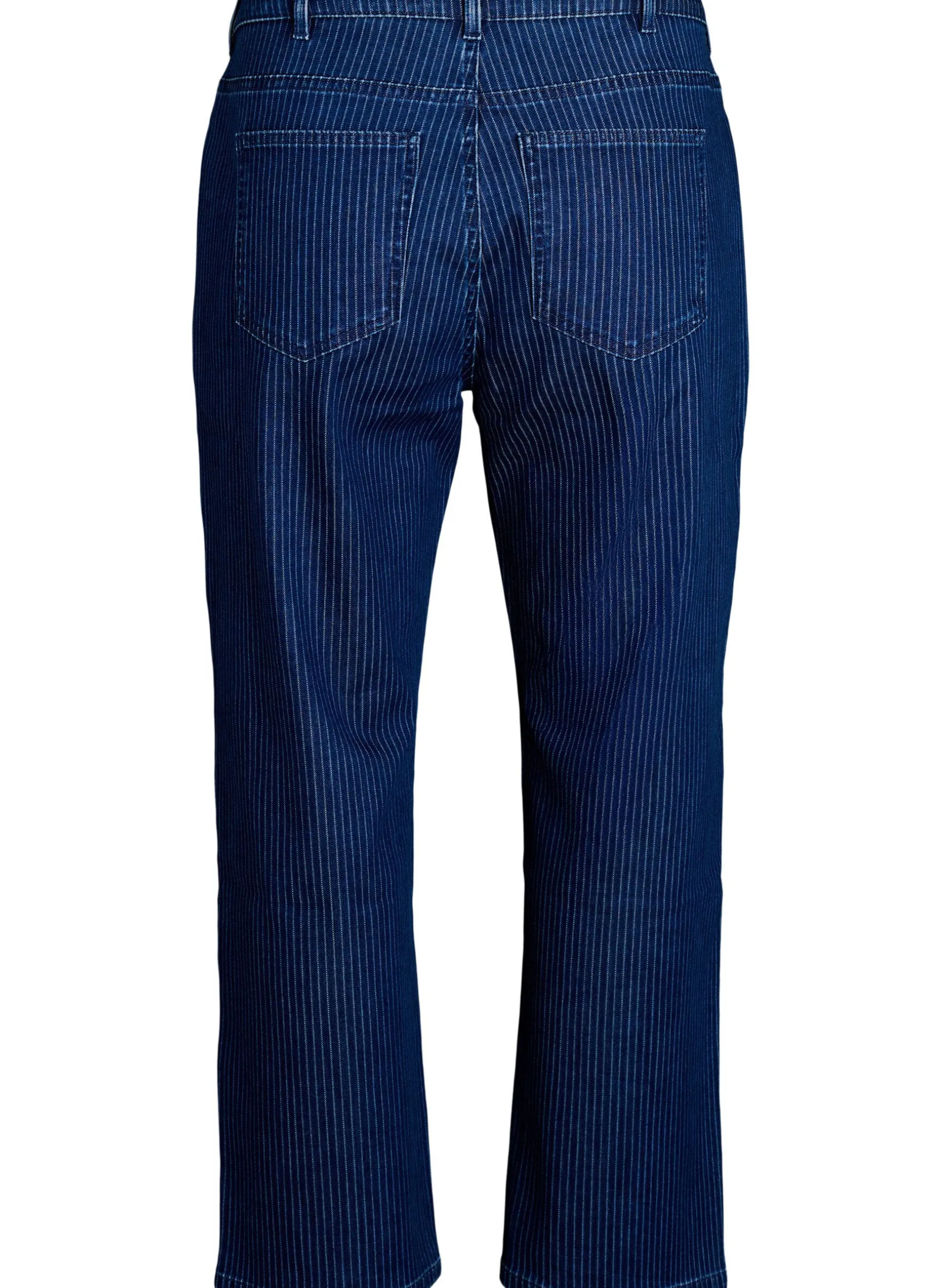 Nadelstreifen-Jeans Kiana mit gerader Passform