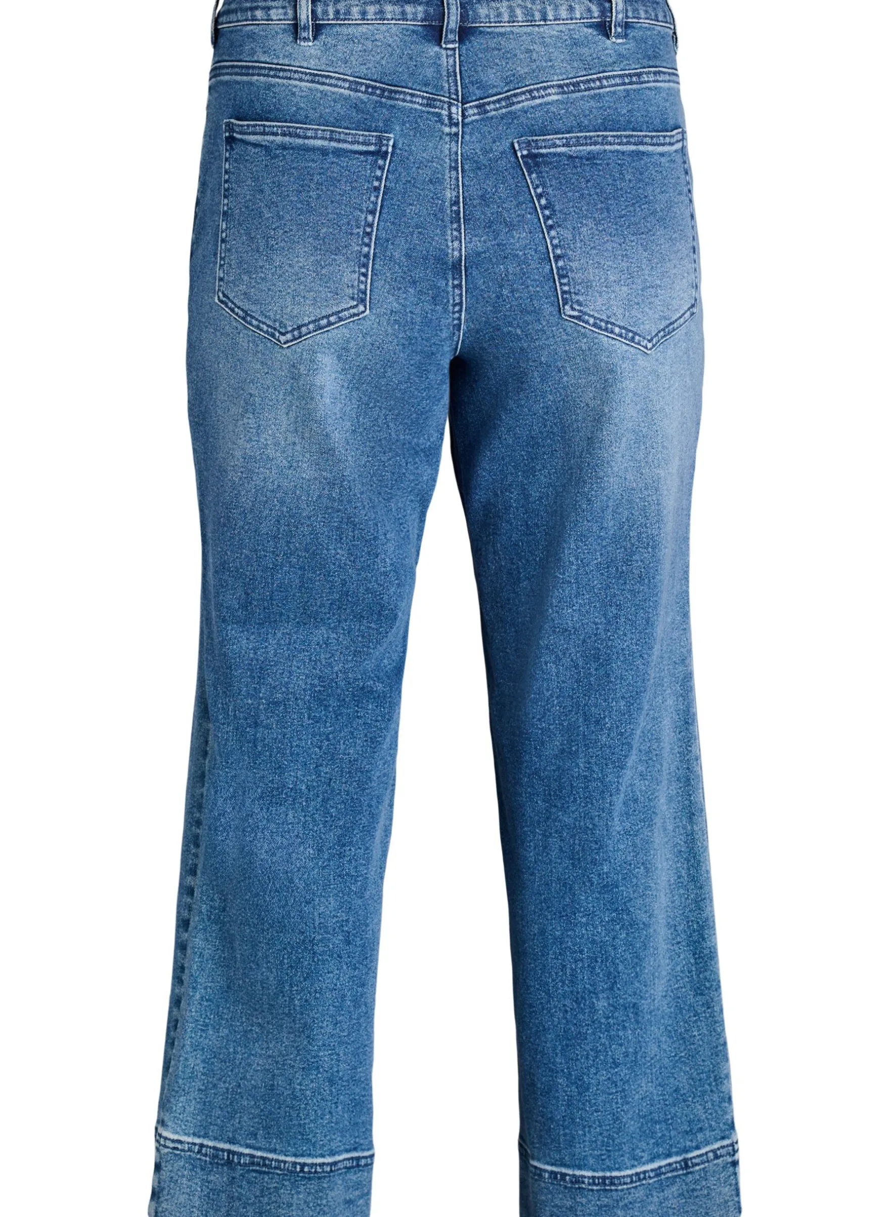 Nadelstreifen-Kiana-Jeans mit markanten Nähten