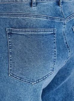 Nadelstreifen-Kiana-Jeans mit markanten Nähten