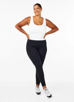 Nahtlose Basic-Leggings