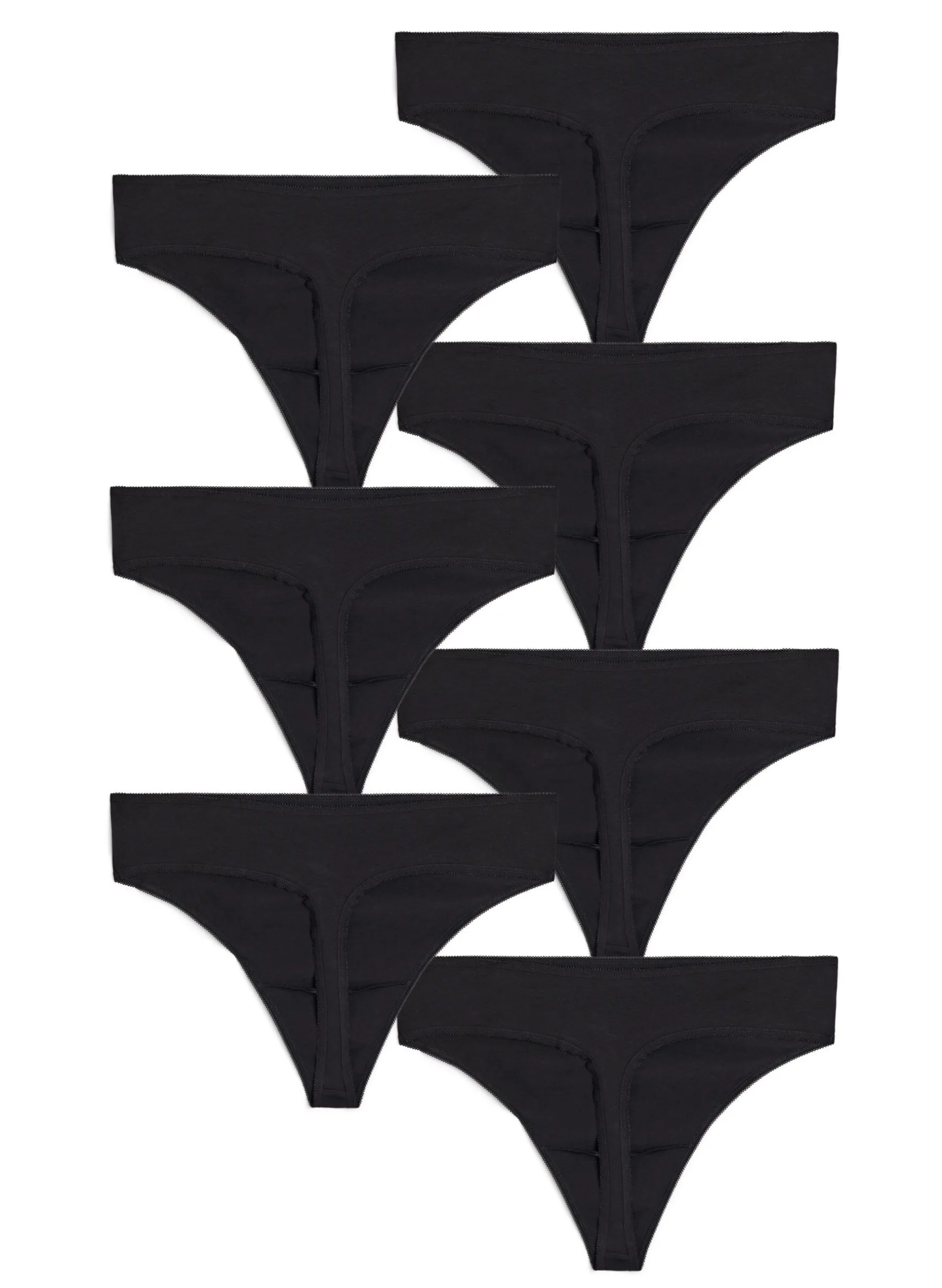 7-pack G-String aus Baumwolle