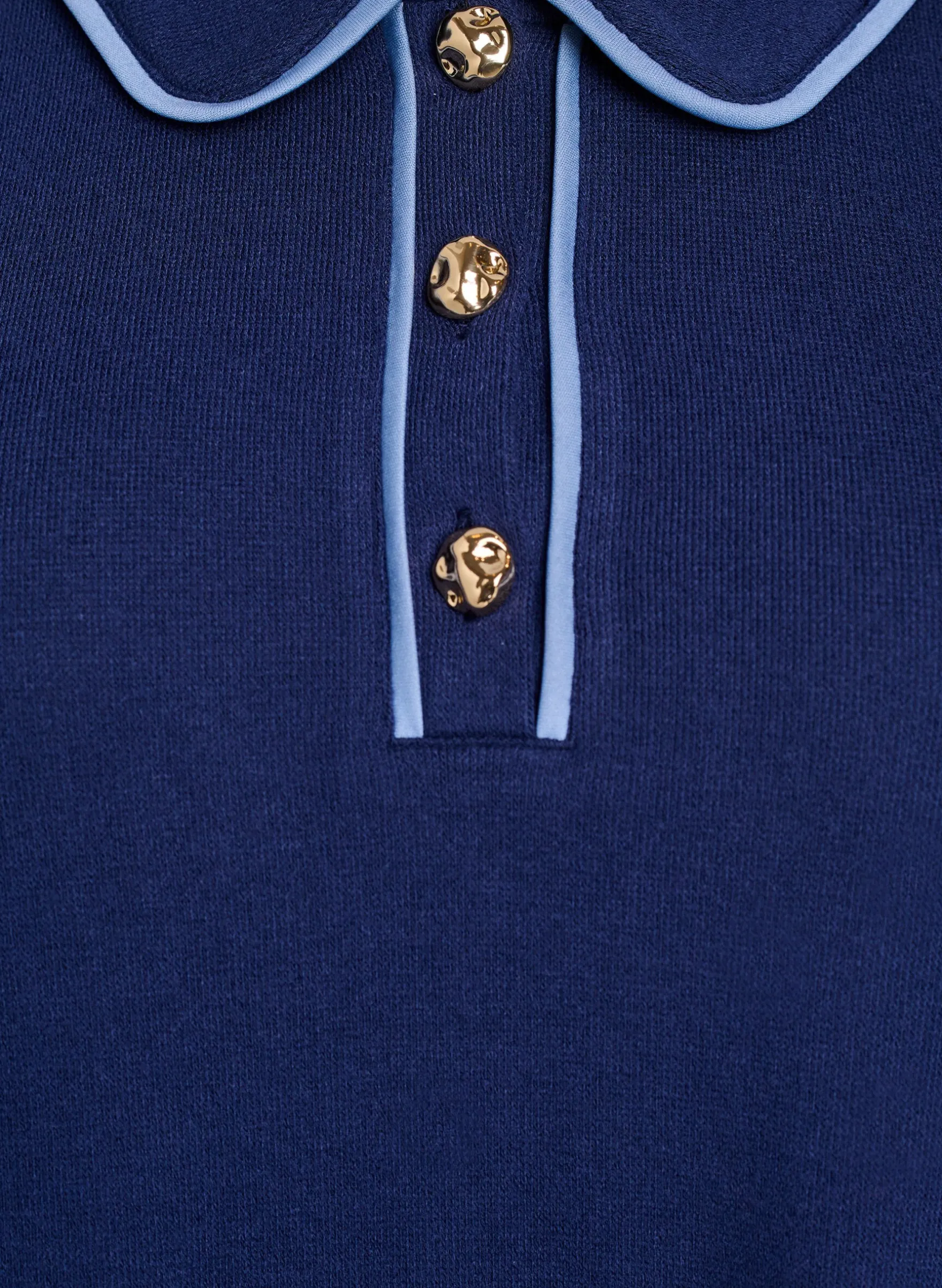 Poloshirt aus Jersey mit kontrastierenden Besätzen