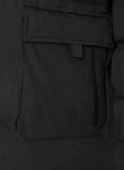 Puffermantel mit Kapuze und Taschen