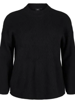 Pullover mit Streifenmuster und langen Ärmeln