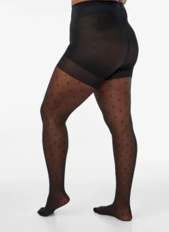 Push-up-Strumpfhose mit Polka-Dot-Muster, 25 den