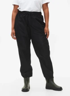 Regenhose mit Gummizug und Kordelzug
