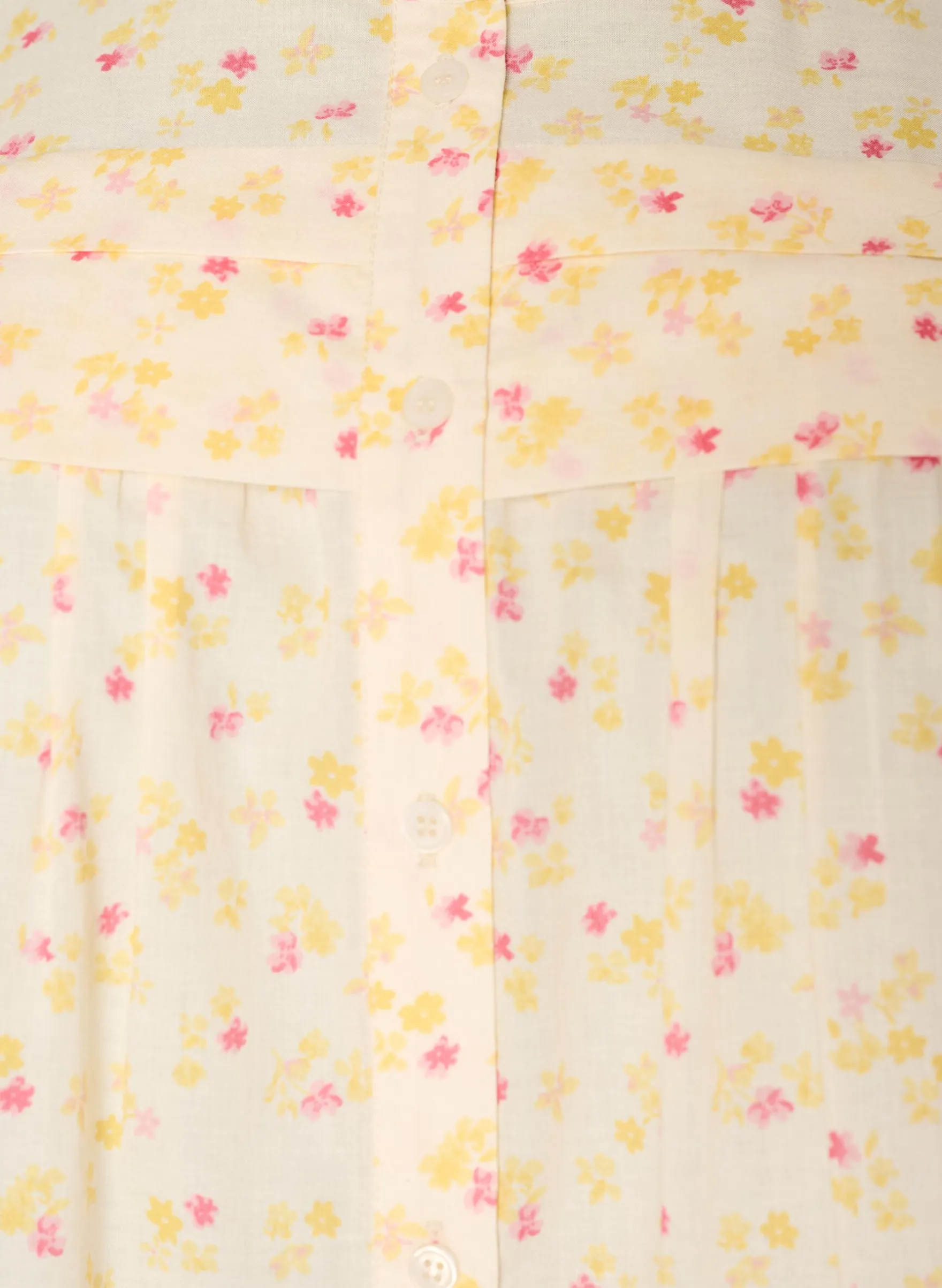 Ärmellose Hemdbluse in A-Linie aus Baumwolle