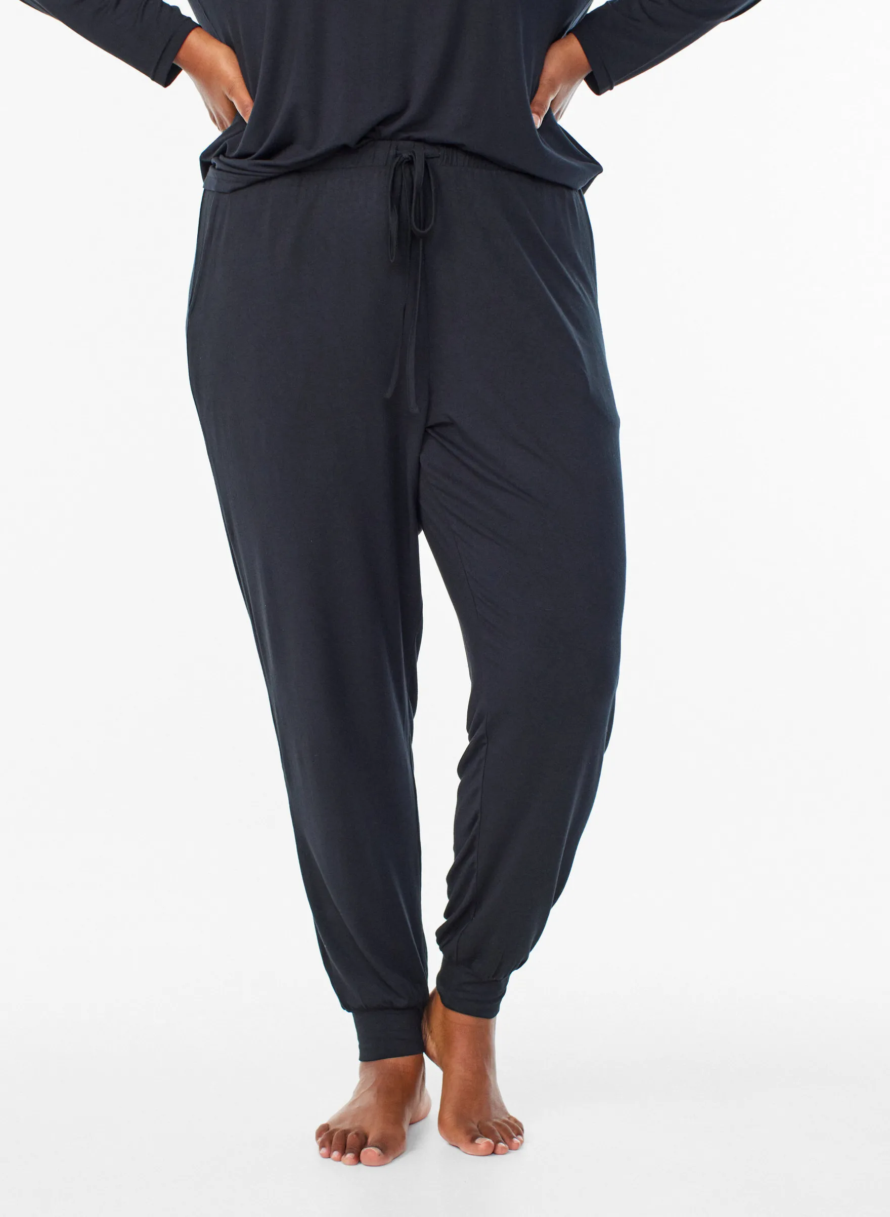 Schlafhose aus Modal mit hoher Taille