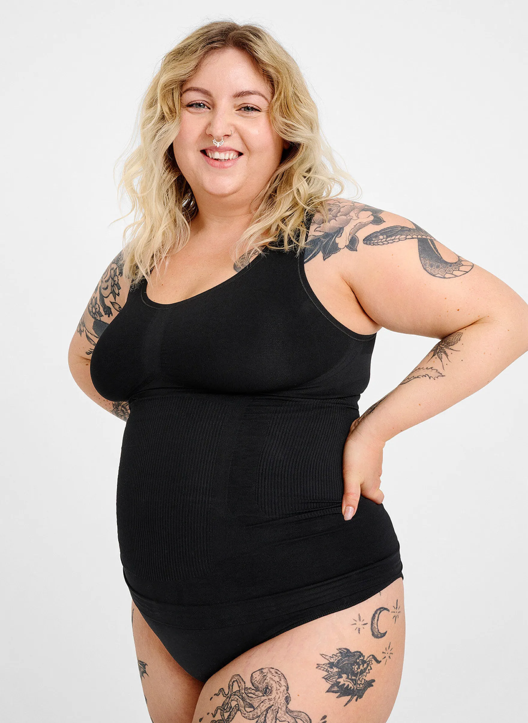 Shapewear Top mit breiten Trägern