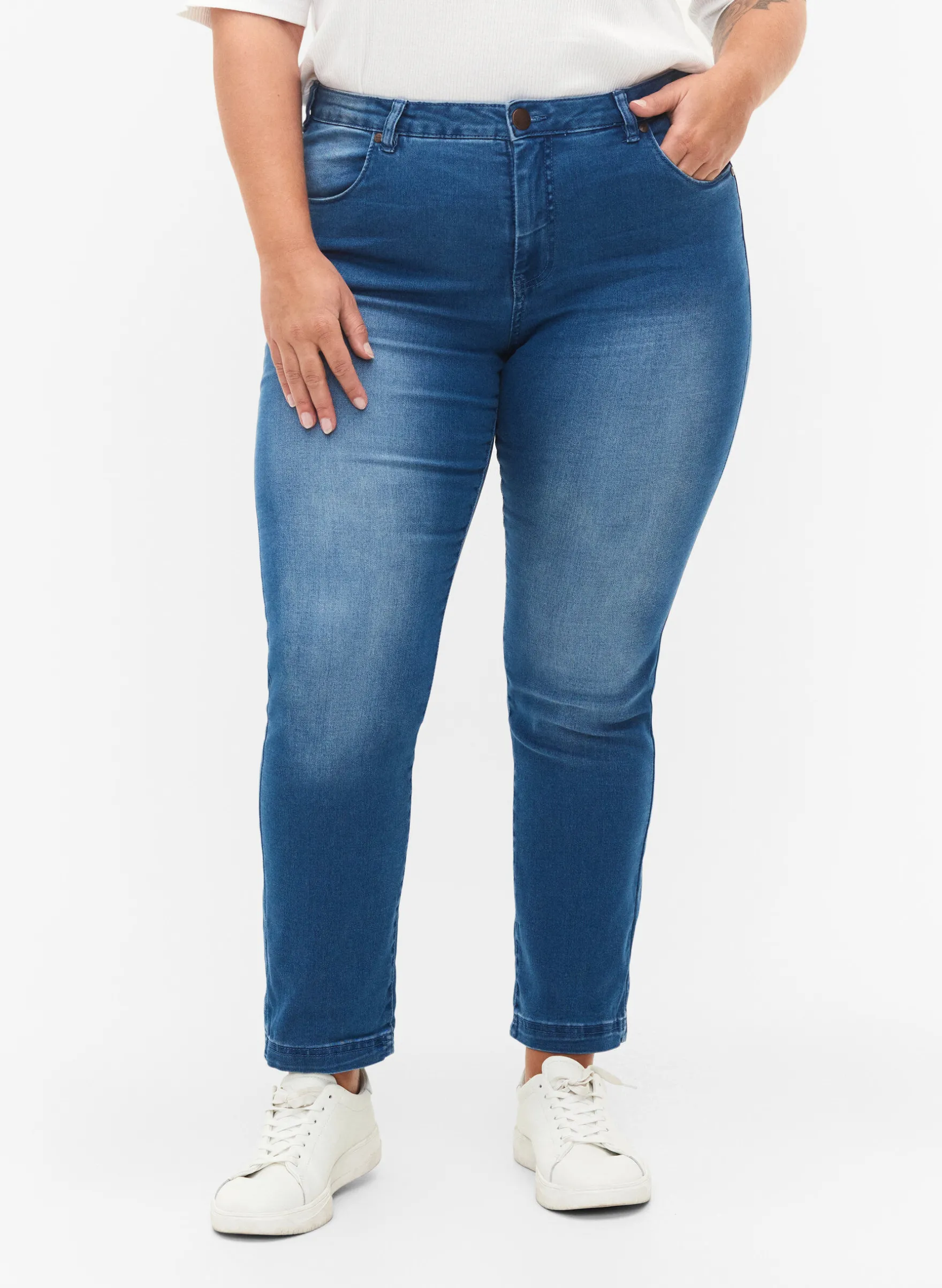 Slim Fit Emily Jeans mit normaler Taillenhöhe