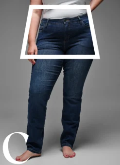 Slim fit Jeans mit normaler Taille