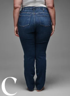 Slim fit Jeans mit normaler Taille