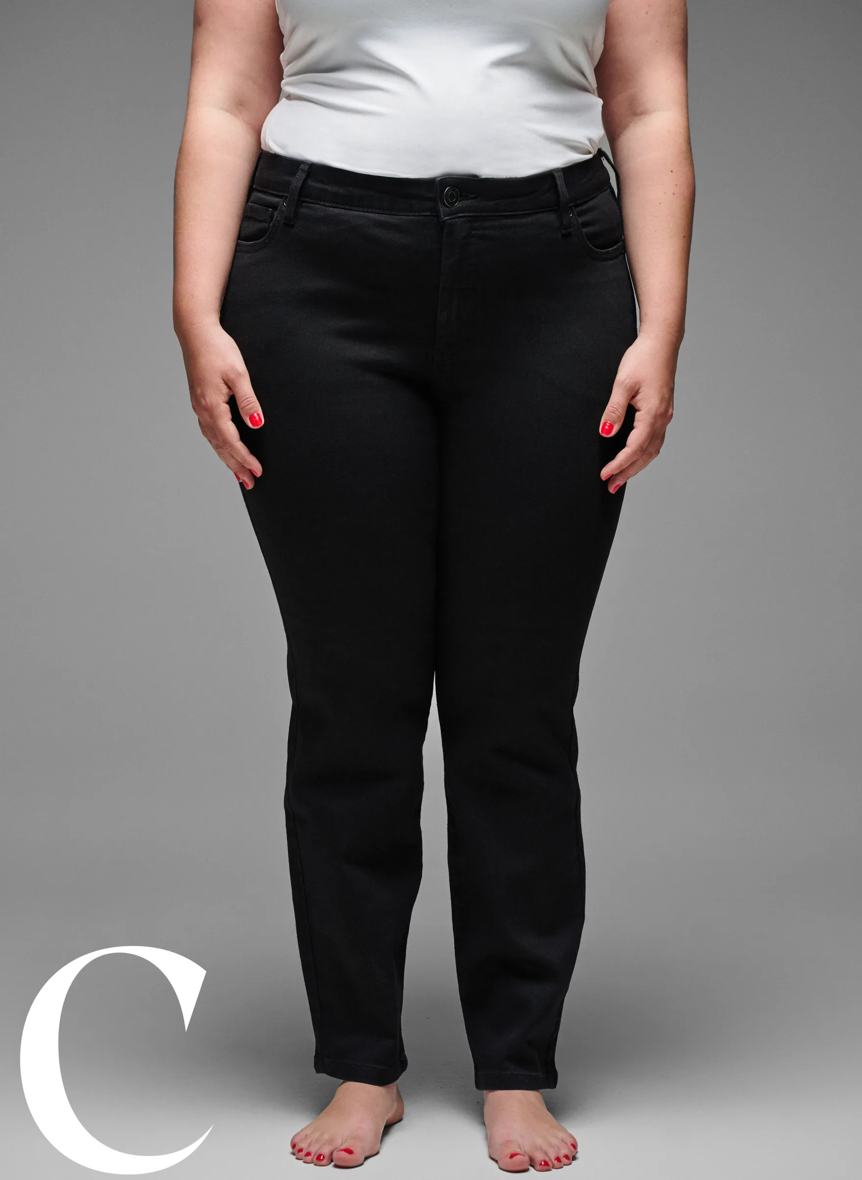 Slim fit Jeans mit normaler Taille