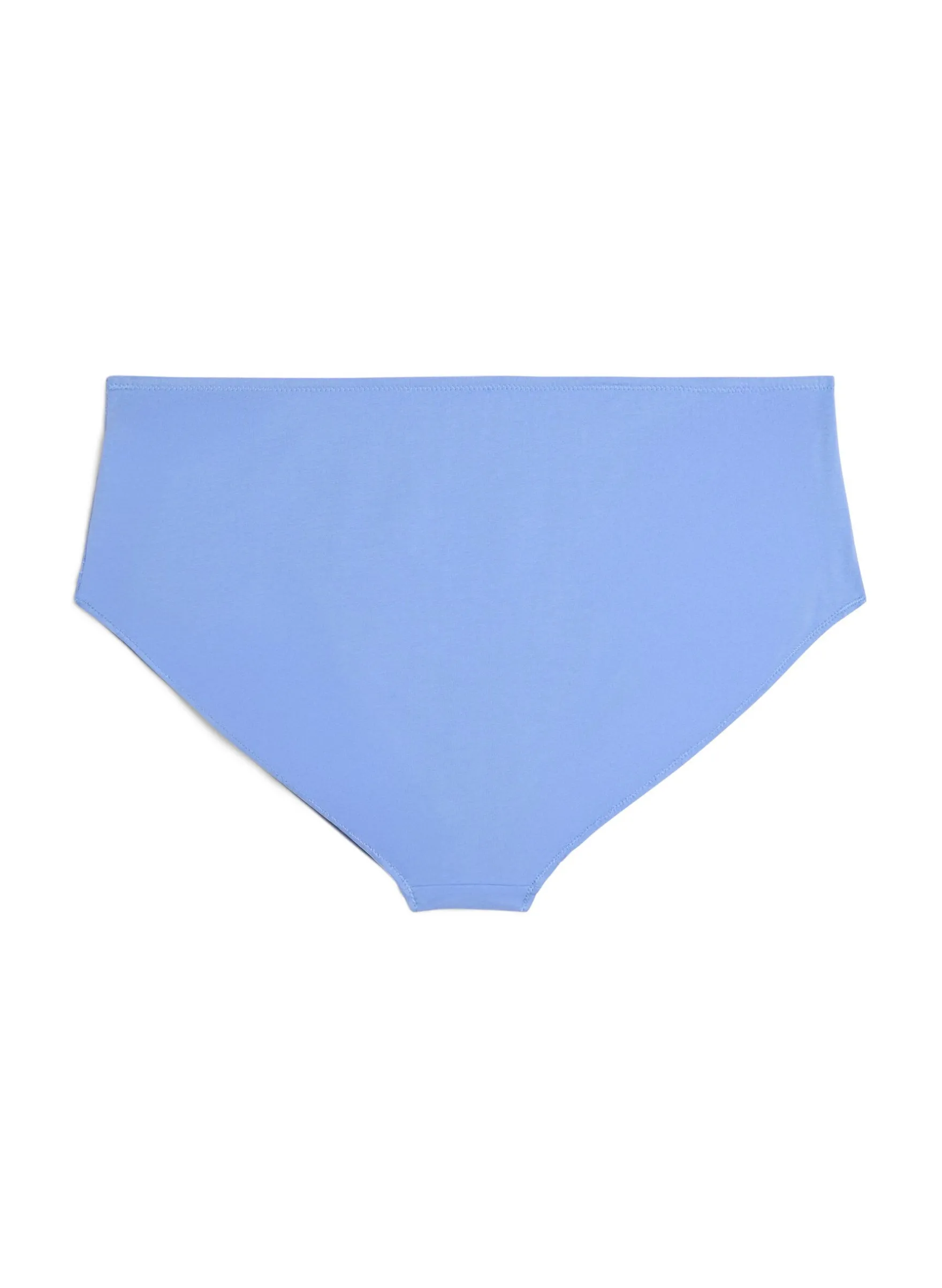 Slip aus Baumwolle mit Spitzeneinsätzen