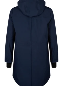 Softshell-Jacke mit abnehmbarer Kapuze