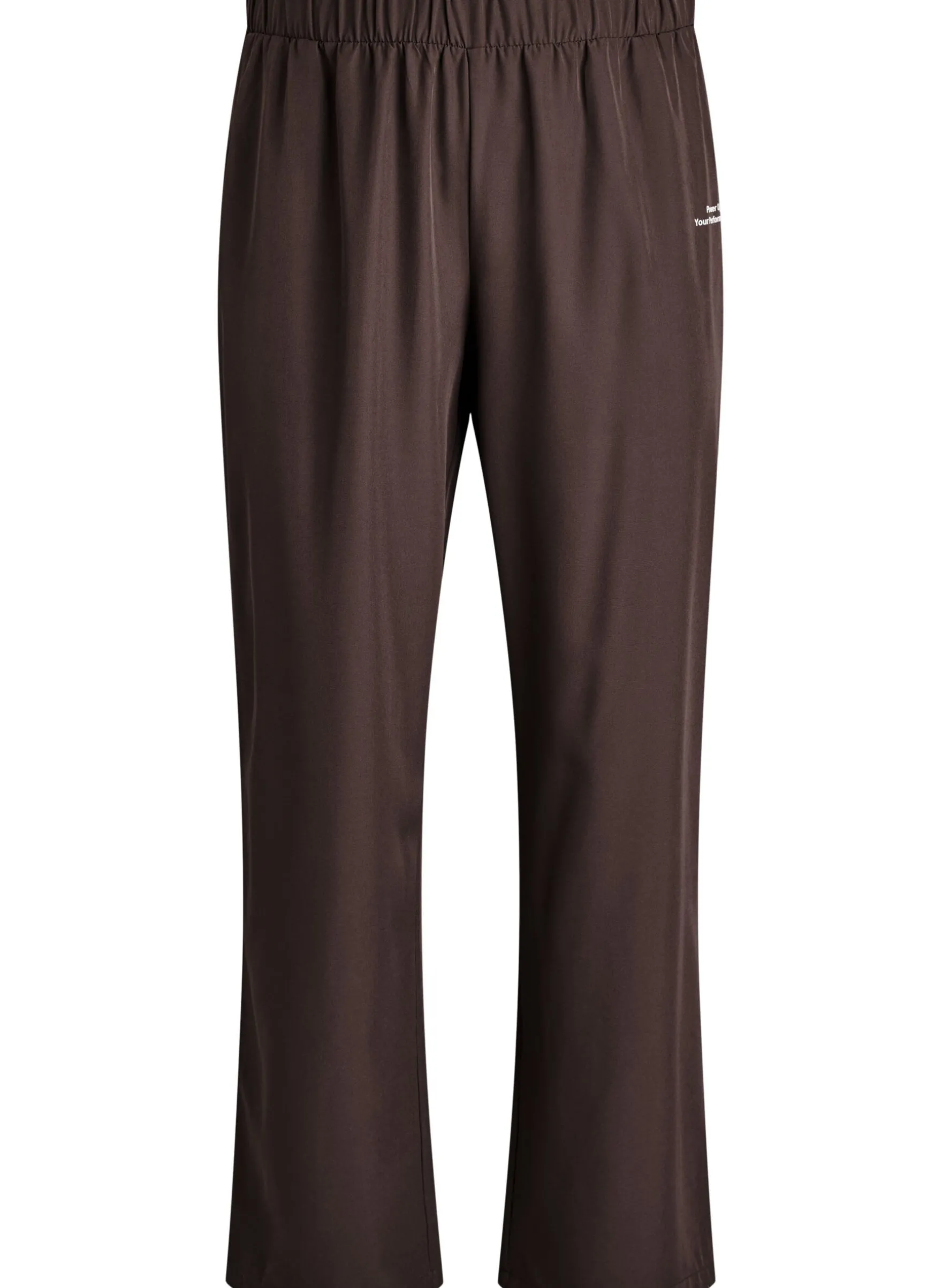 Sportliche Hose mit hoher Taille und geraden Beinen