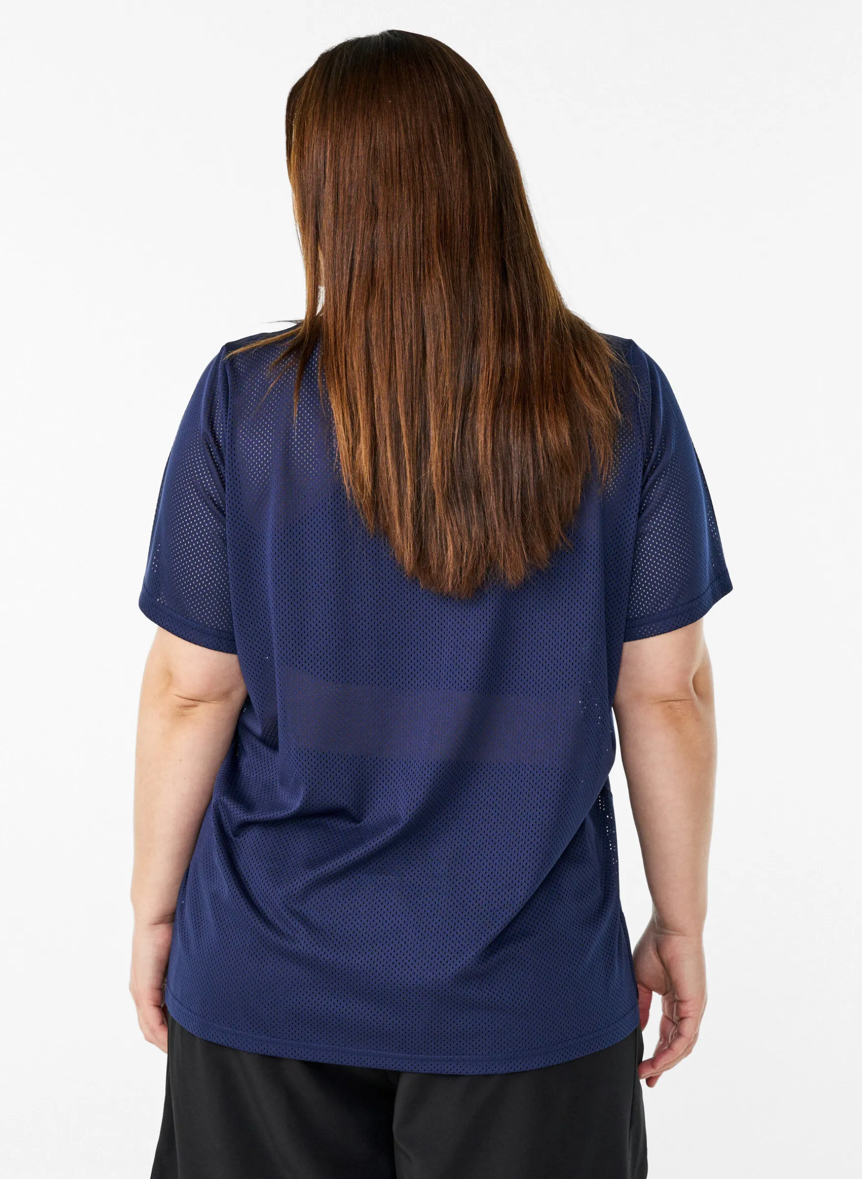 Sportliches T-Shirt aus Mesh mit Frontprint