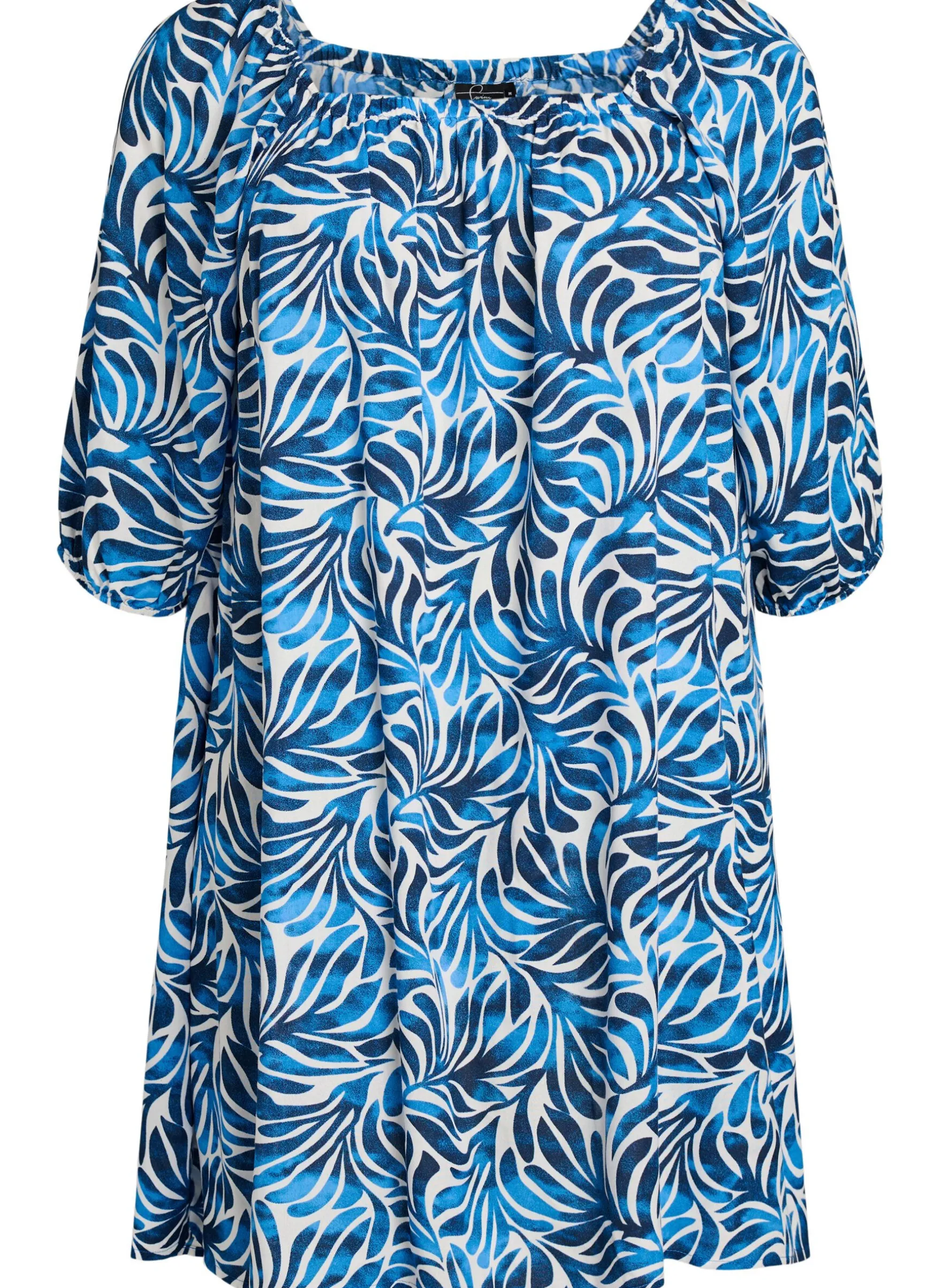 Strandkleid aus Viskose mit Print