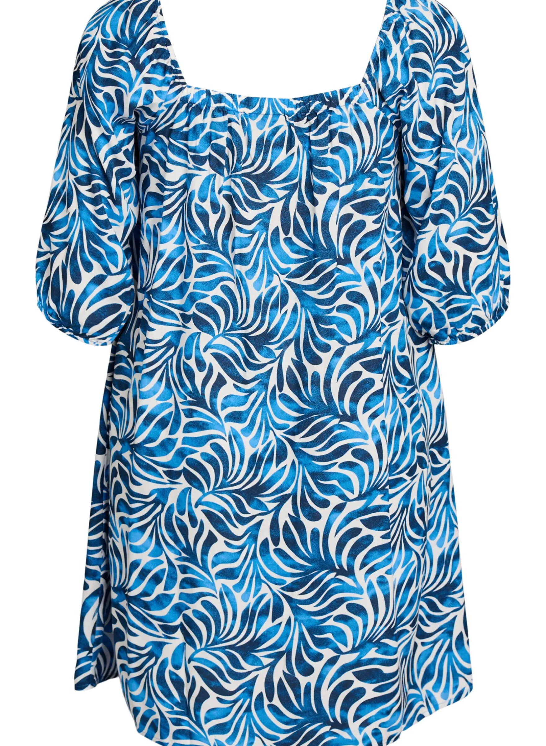 Strandkleid aus Viskose mit Print