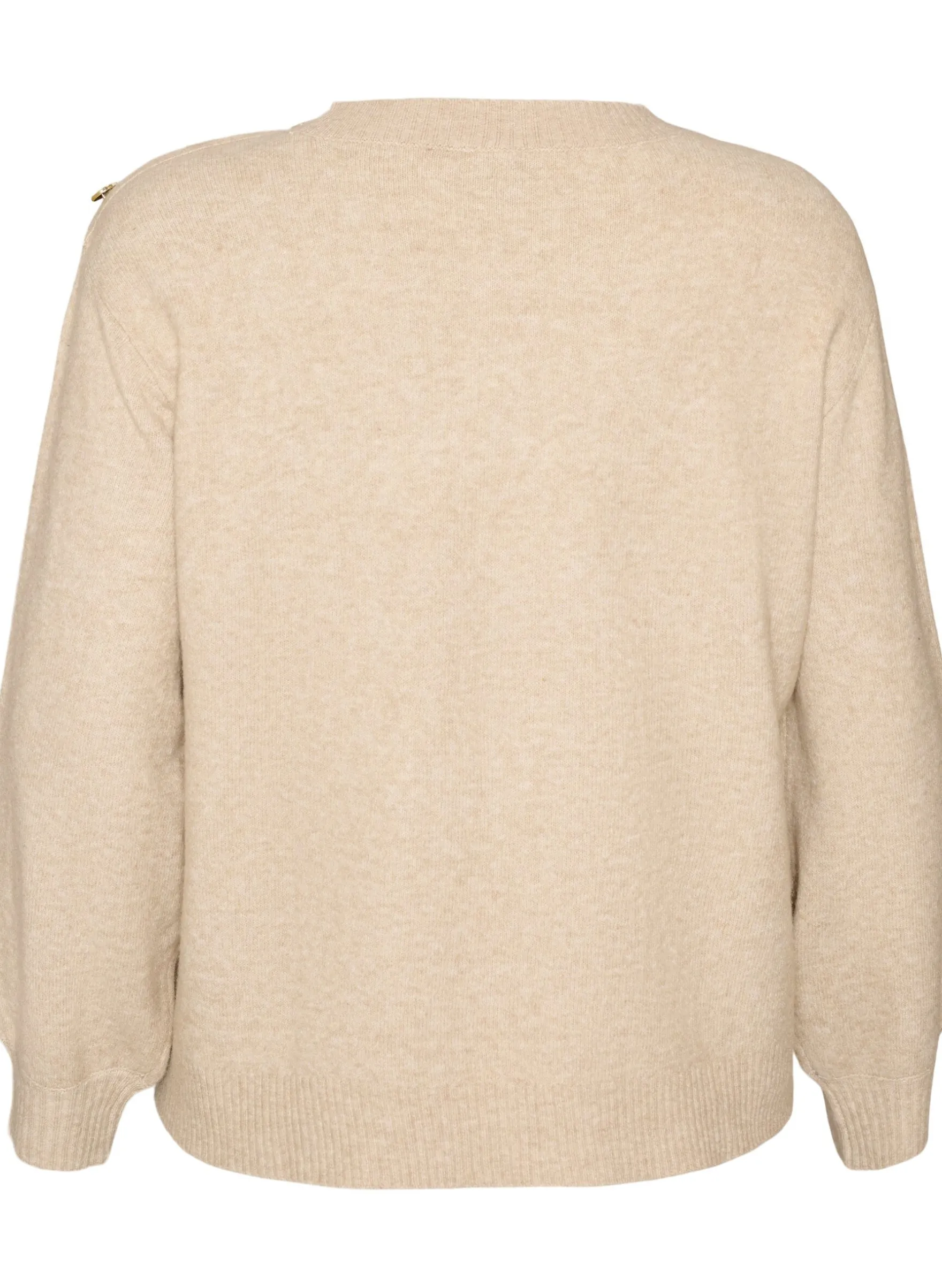Strickbluse mit Knopfleiste