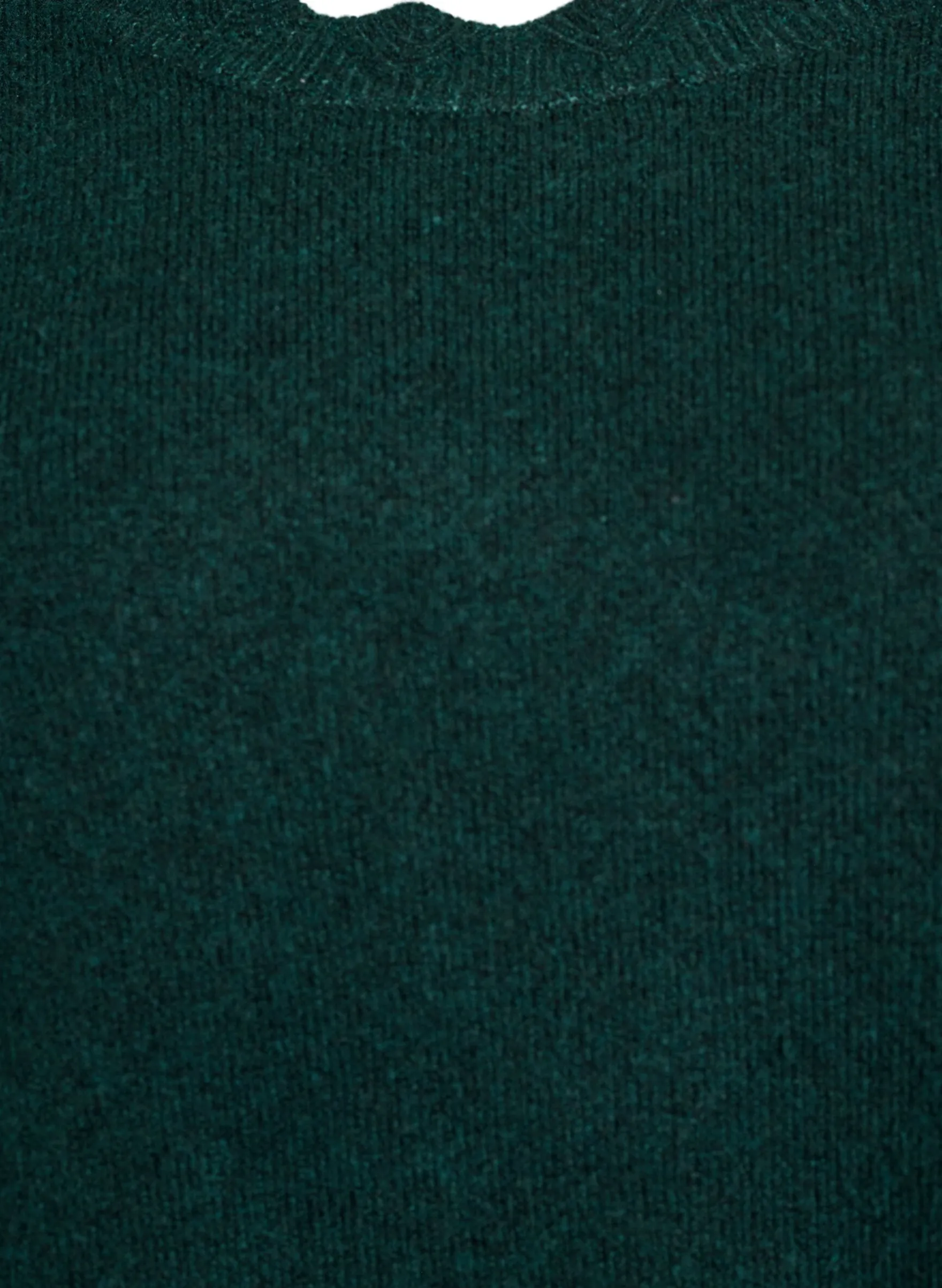 Strickbluse mit Wellenkante
