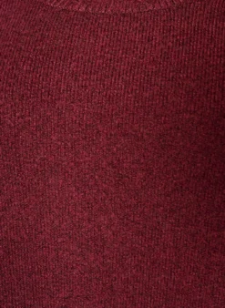 Strickbluse mit Wellenkante