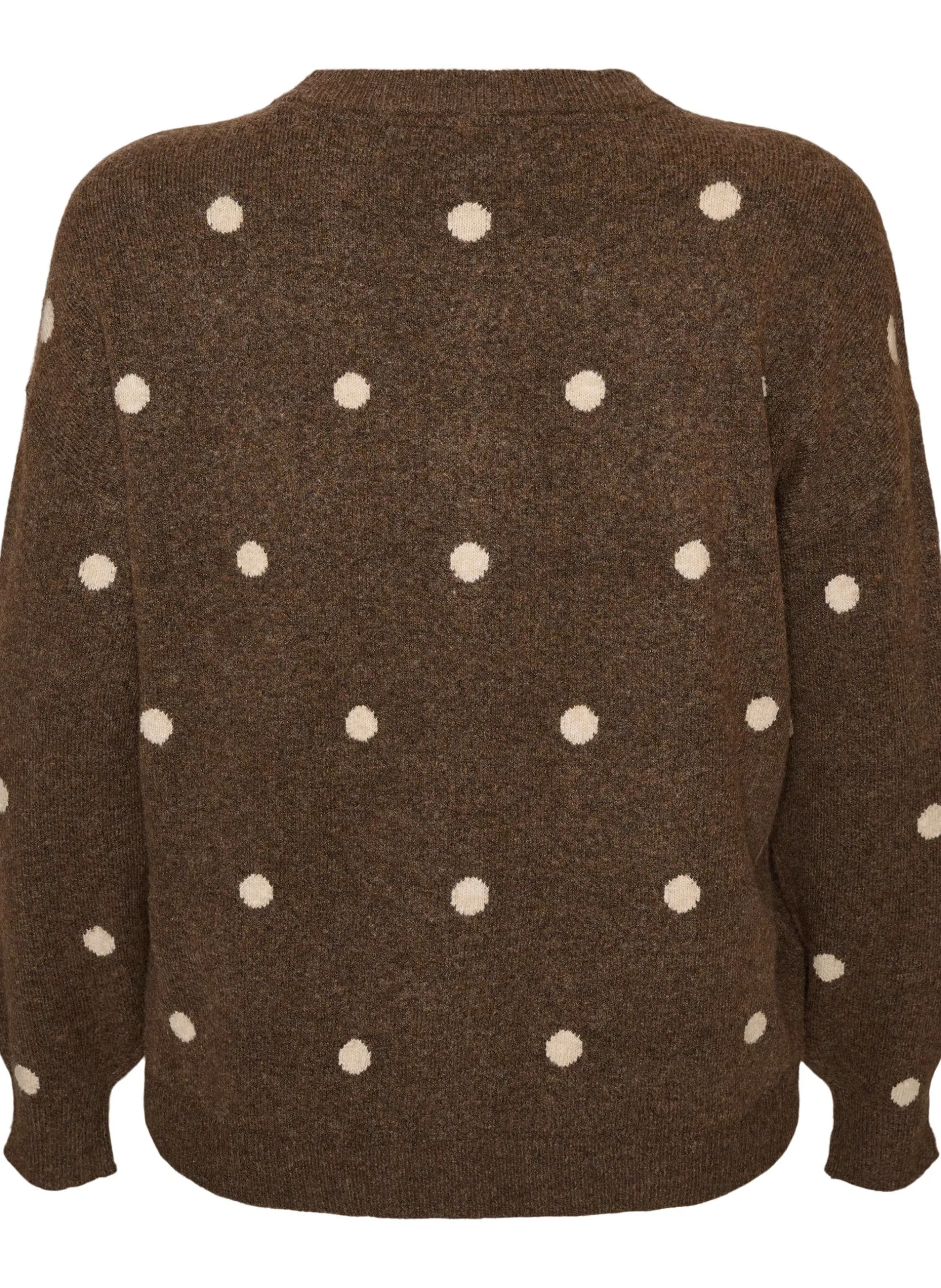 Strickjacke mit Punktmuster