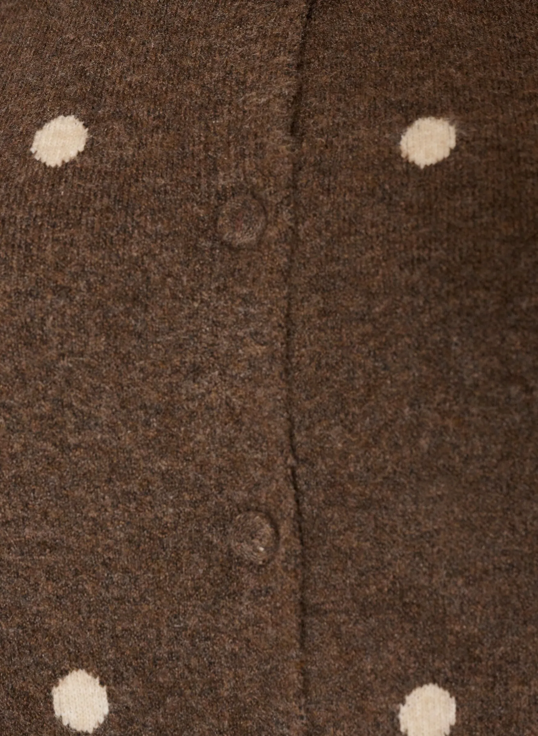 Strickjacke mit Punktmuster