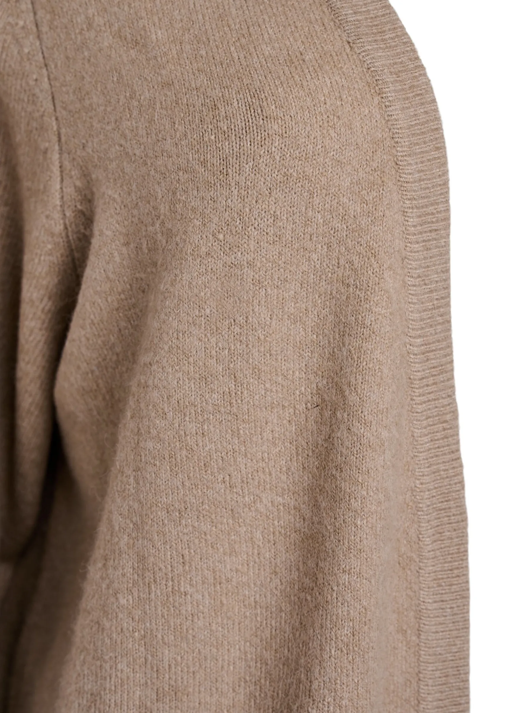Strickjacke mit Rippenstrick und Taschen