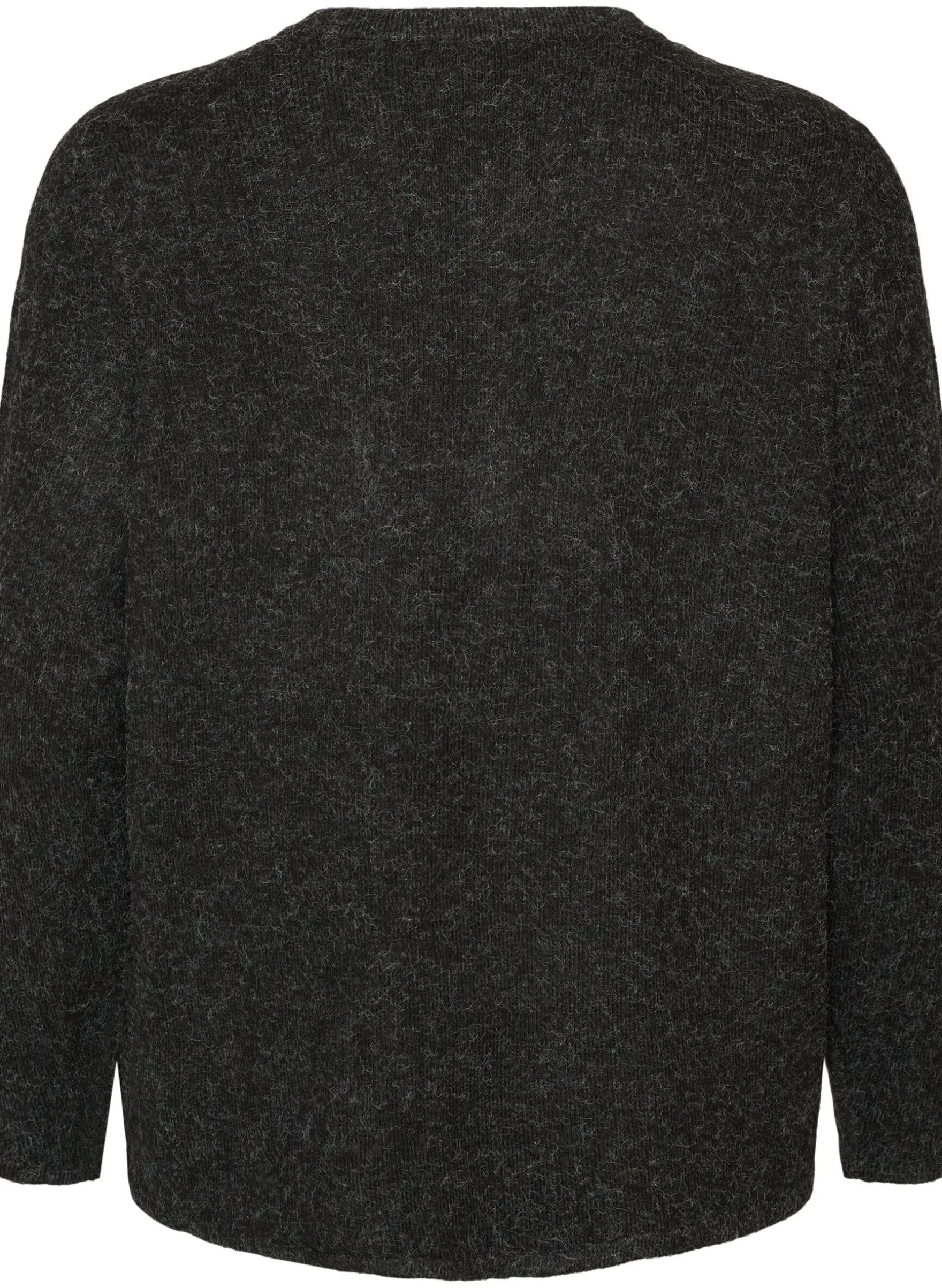 Strickjacke mit Rundhalsausschnitt und Knopfverschluss