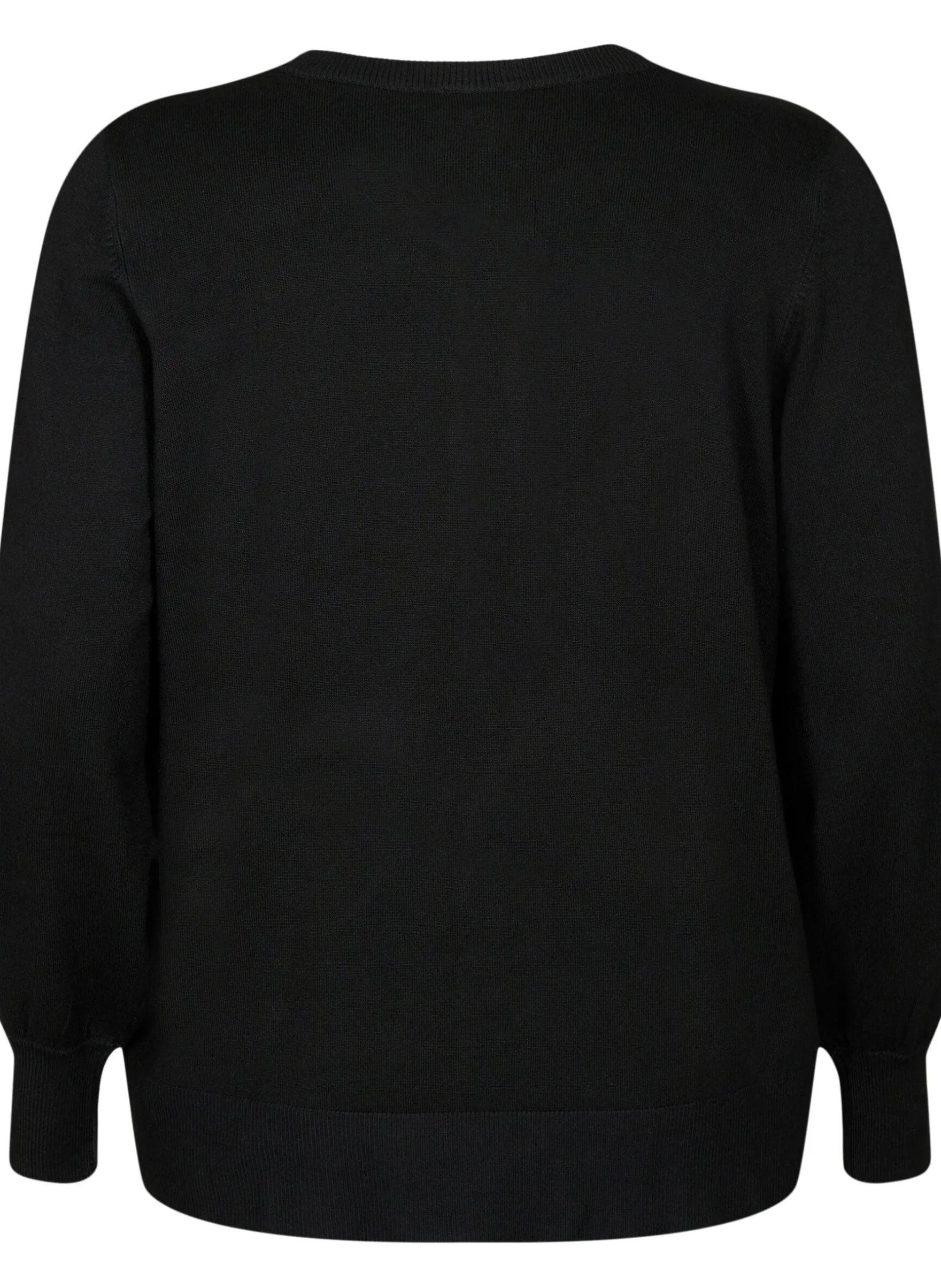 Strickjacke mit Rundhalsausschnitt und Knöpfen