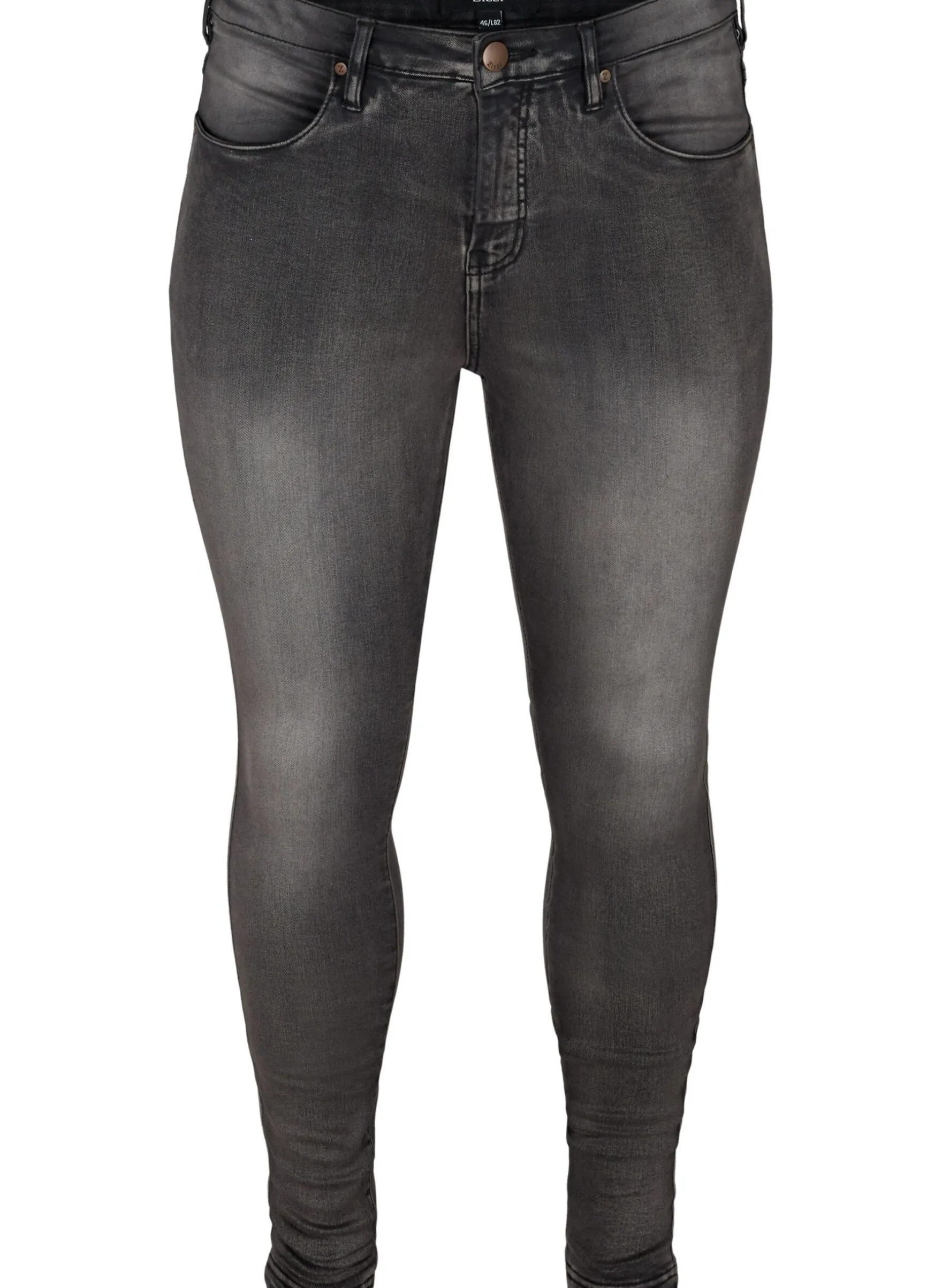 Super Slim Amy Jeans mit hoher Taille