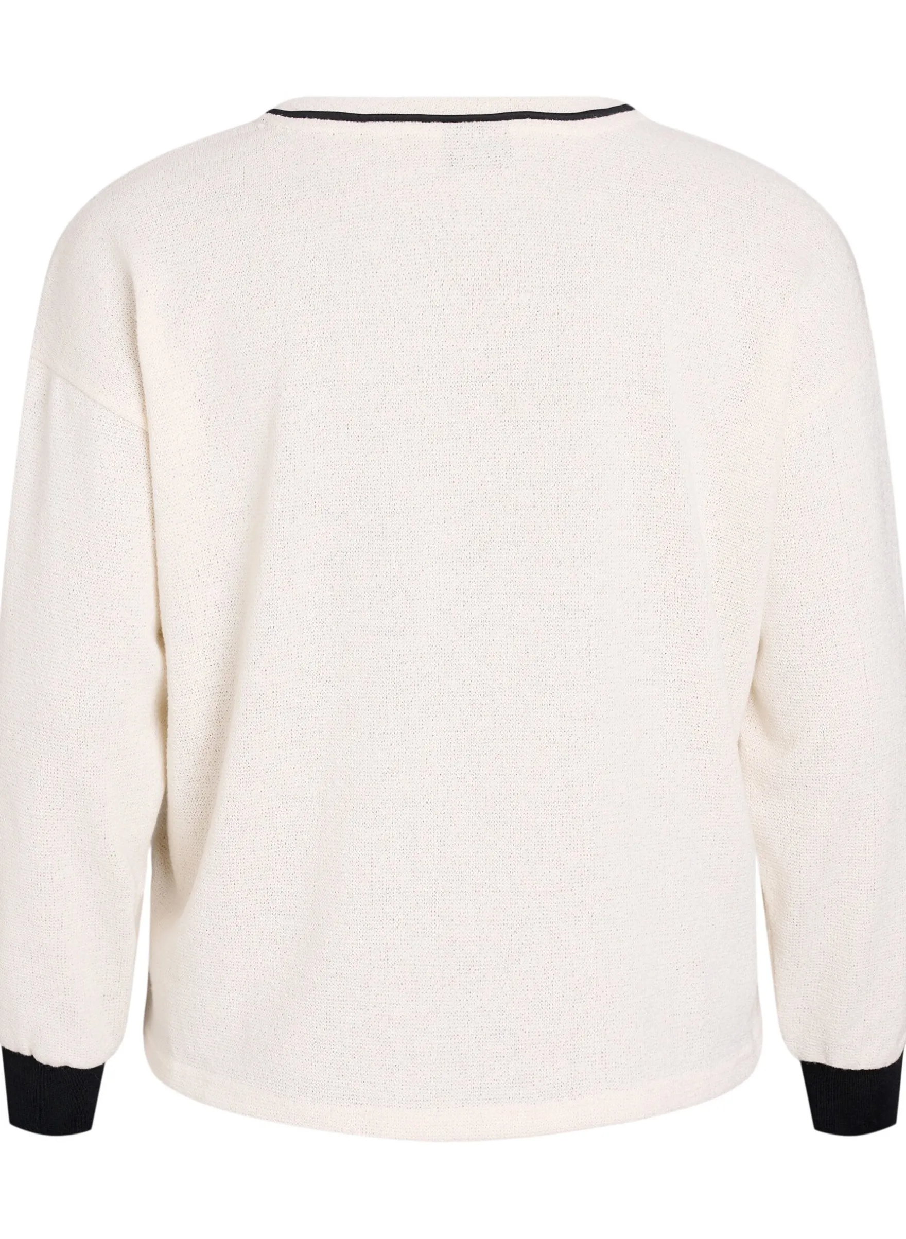 Sweatshirt aus strukturiertem Jersey mit Frontprint