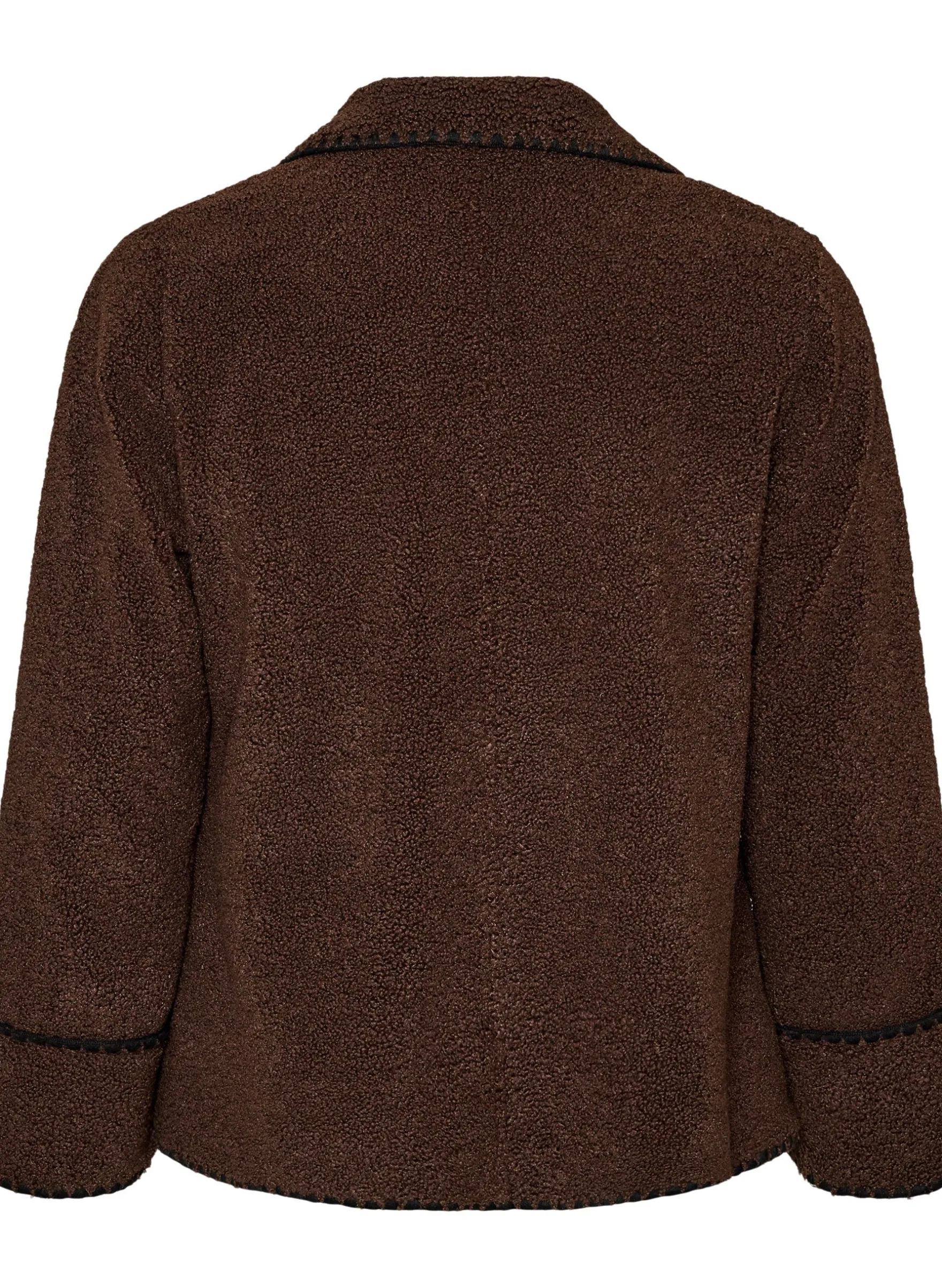 Teddyjacke mit Kontrastdetails