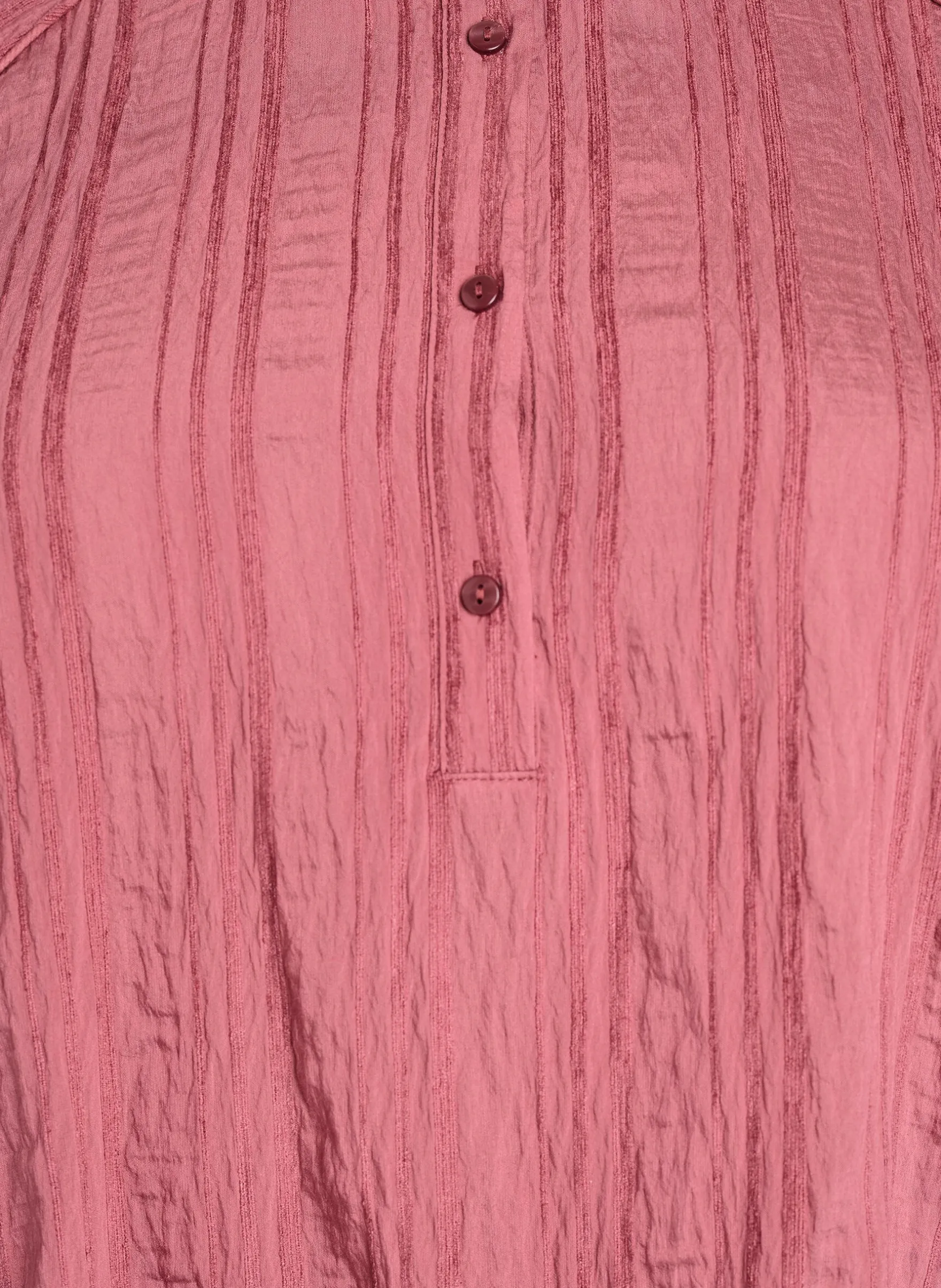 Ton-in-Ton-Bluse mit Knöpfen