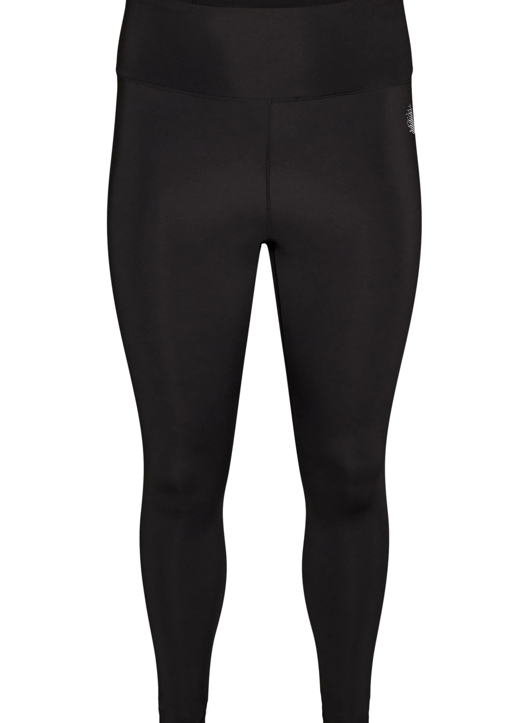 Trainingstights mit hoher Taille und Tasche im Bund