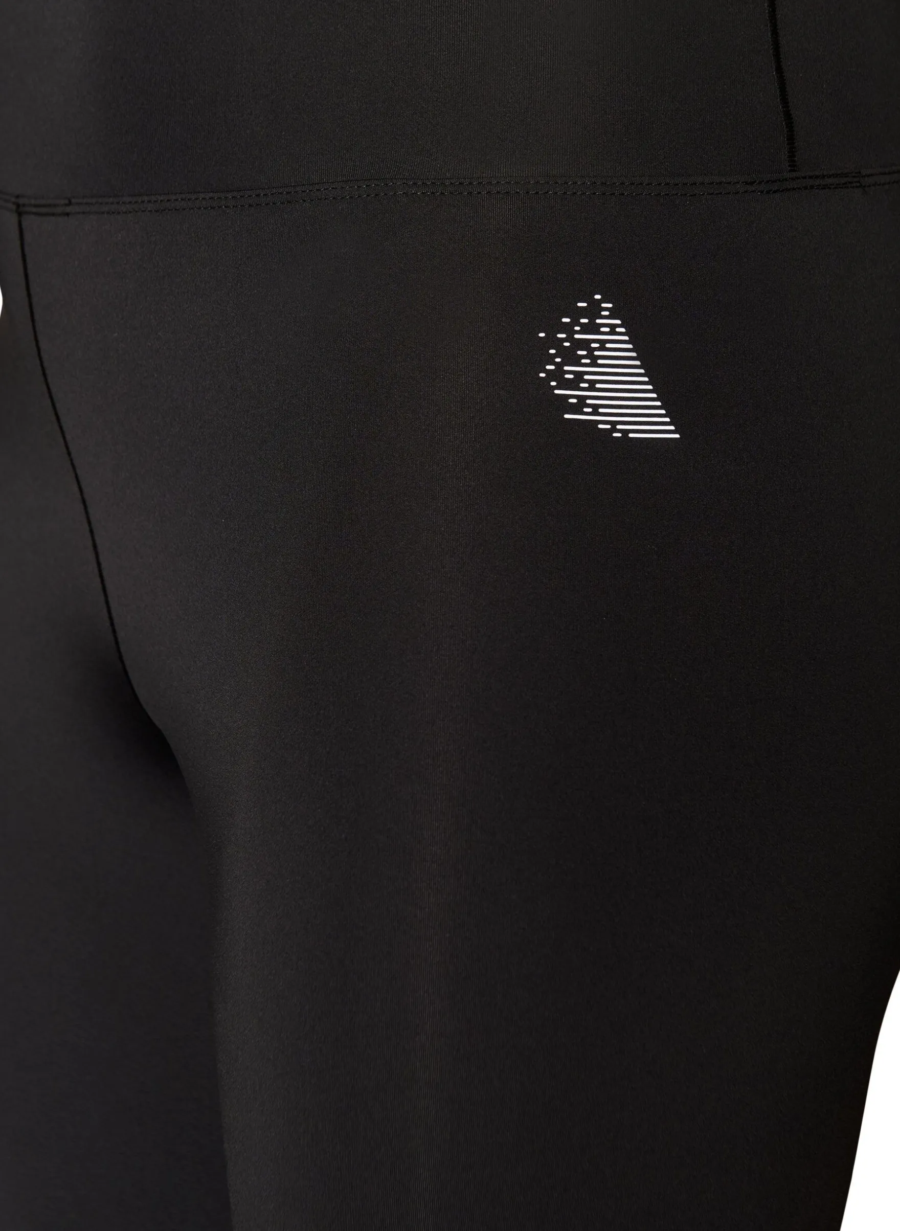 Trainingstights mit hoher Taille und Tasche im Bund