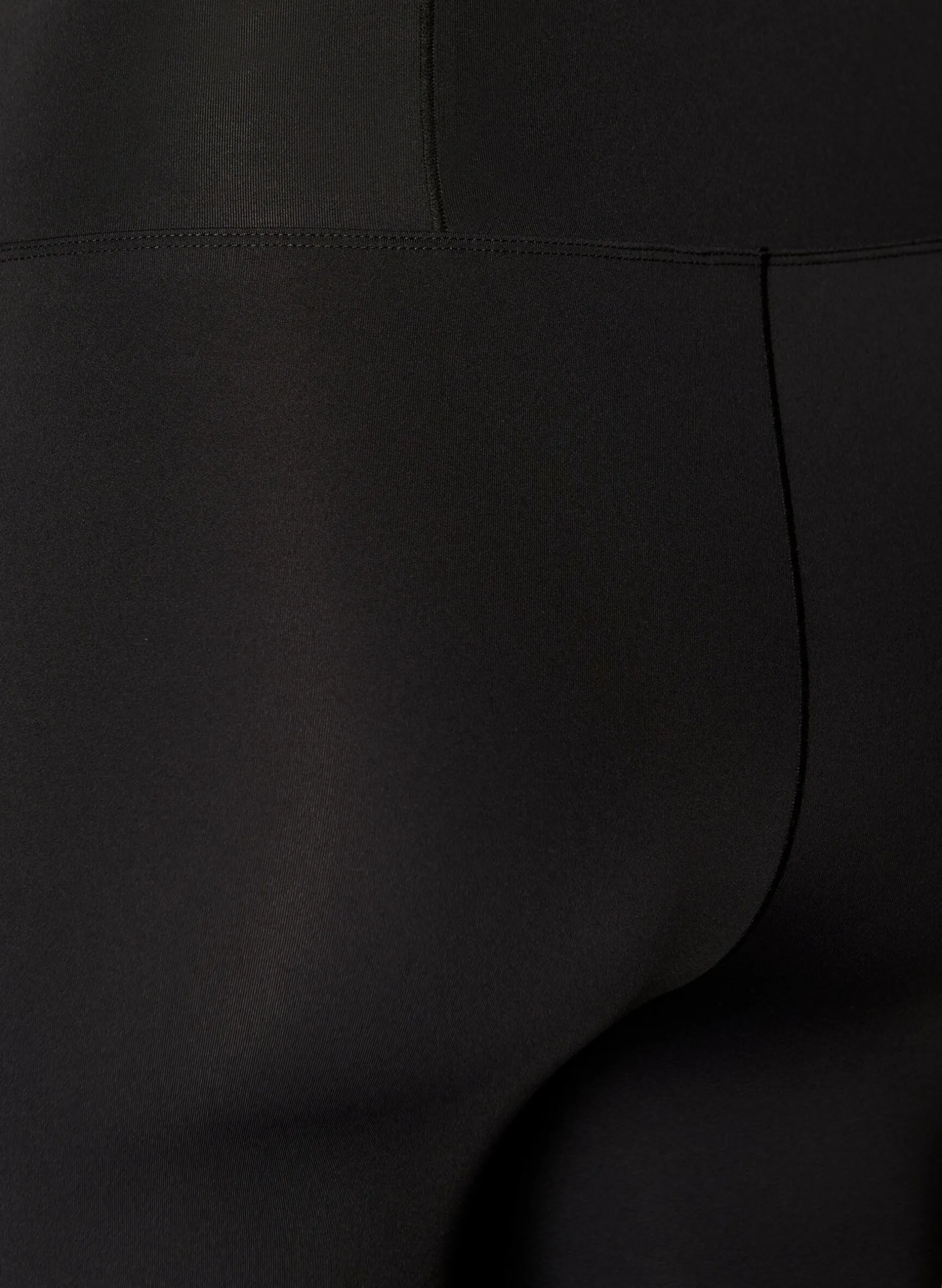Trainingstights mit hoher Taille und Tasche im Bund