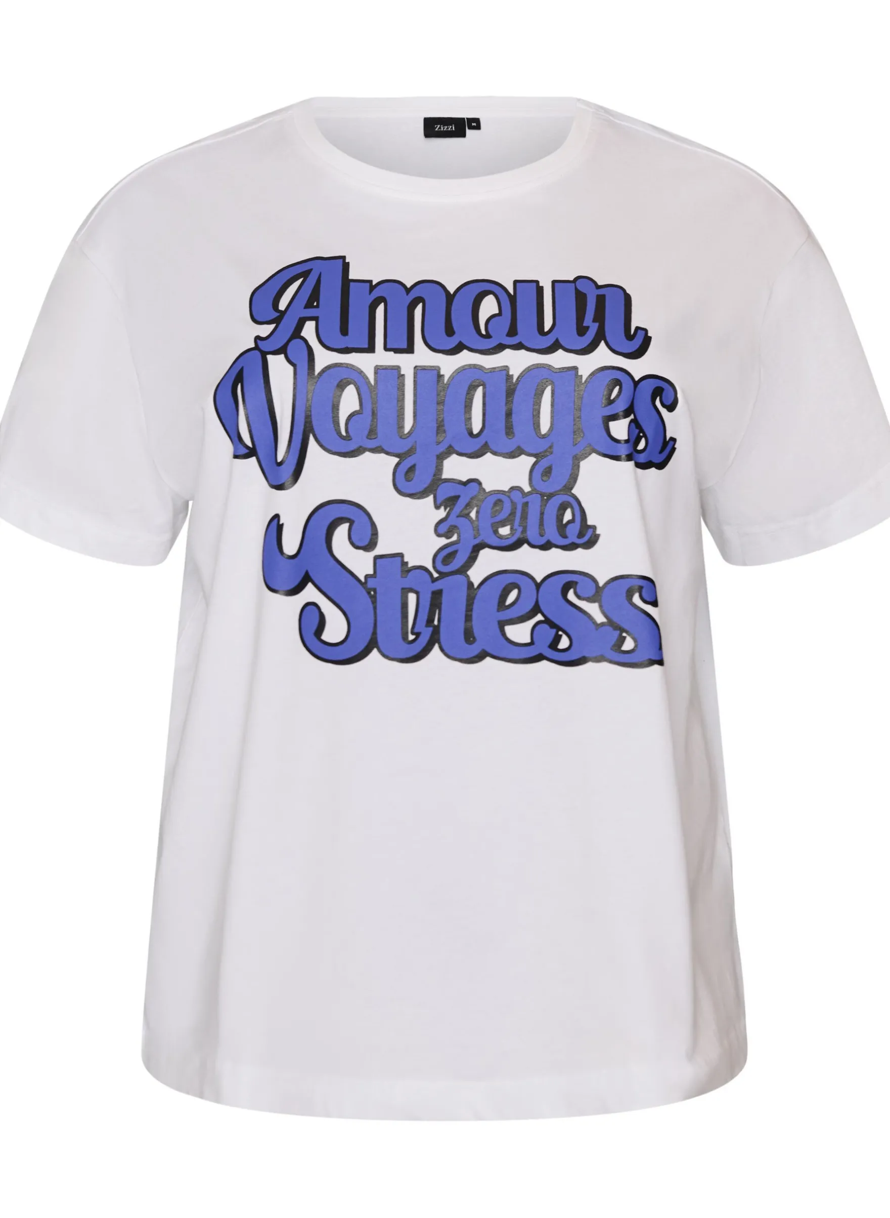 T-Shirt aus 100% Baumwolle mit kurzen Ärmeln und Print