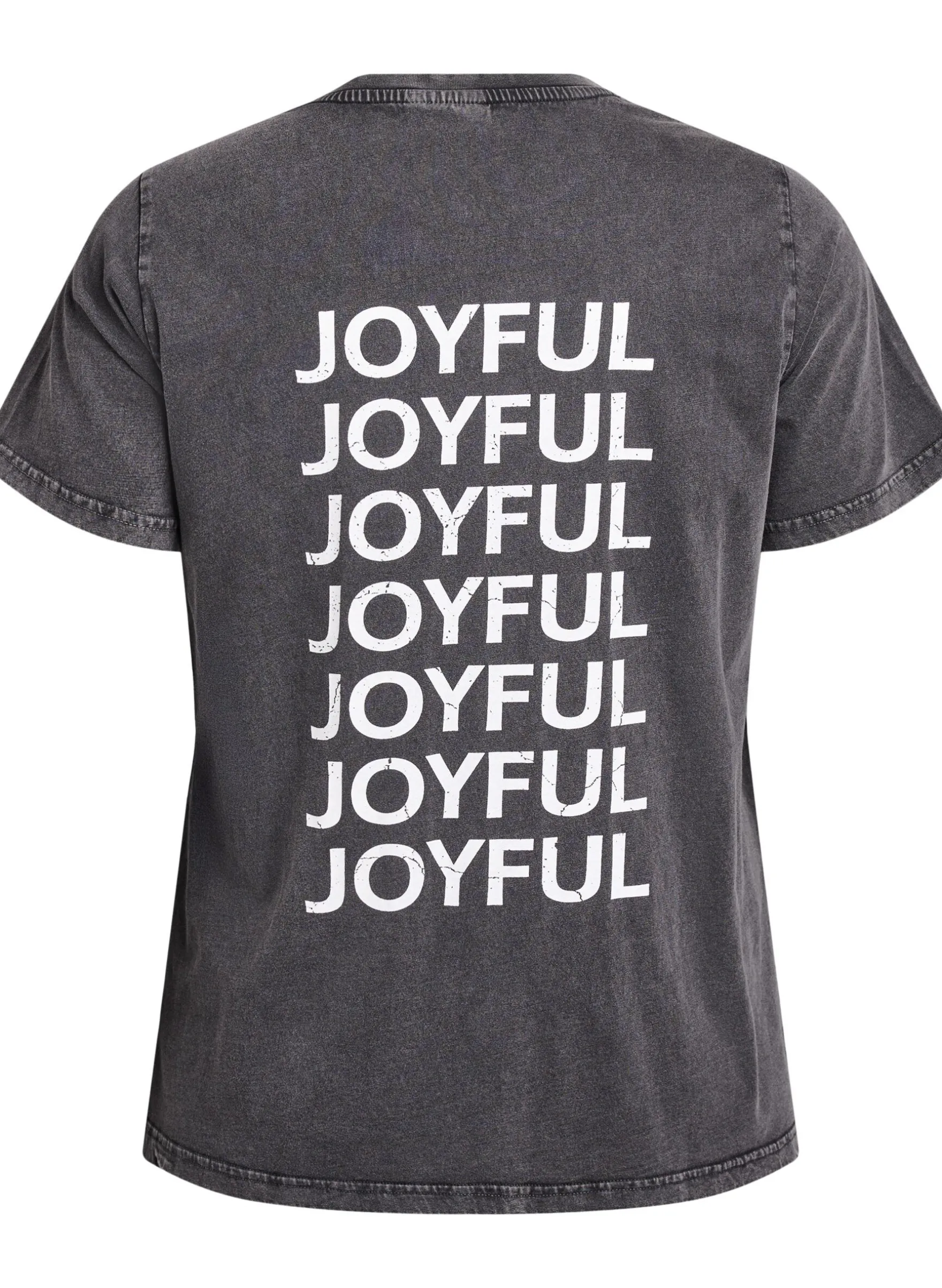 T-Shirt aus Bio-Baumwolle mit Rückenprint