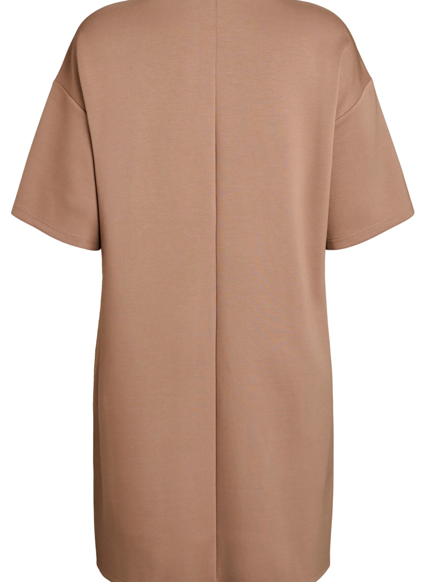 T-Shirt-Kleid aus Jersey mit Seitenschlitzen