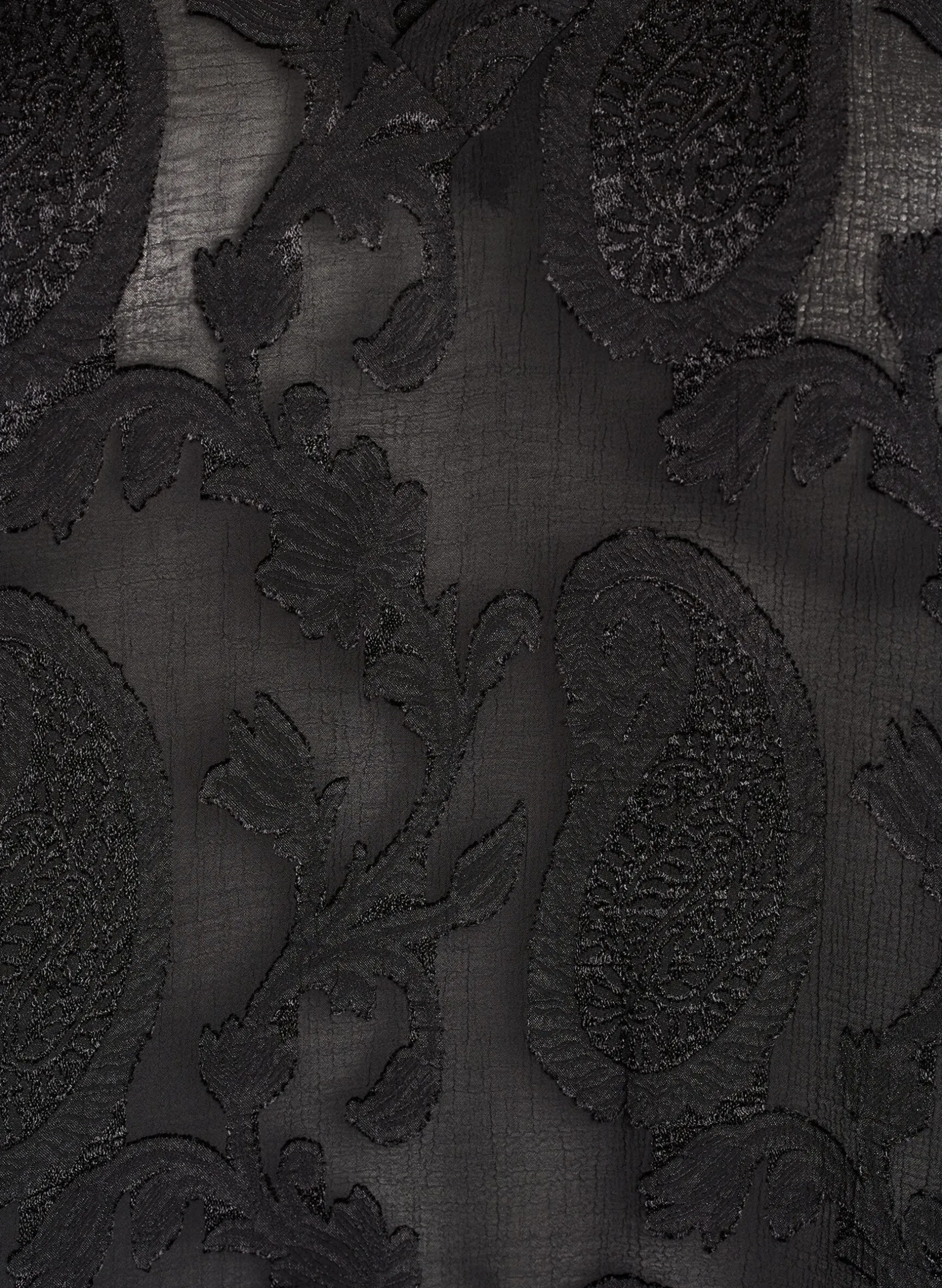 Tunika mit Paisley-Muster und langen Ärmeln