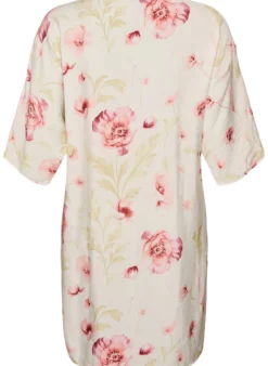 Viskose-Kimono mit 3/4-Ärmeln