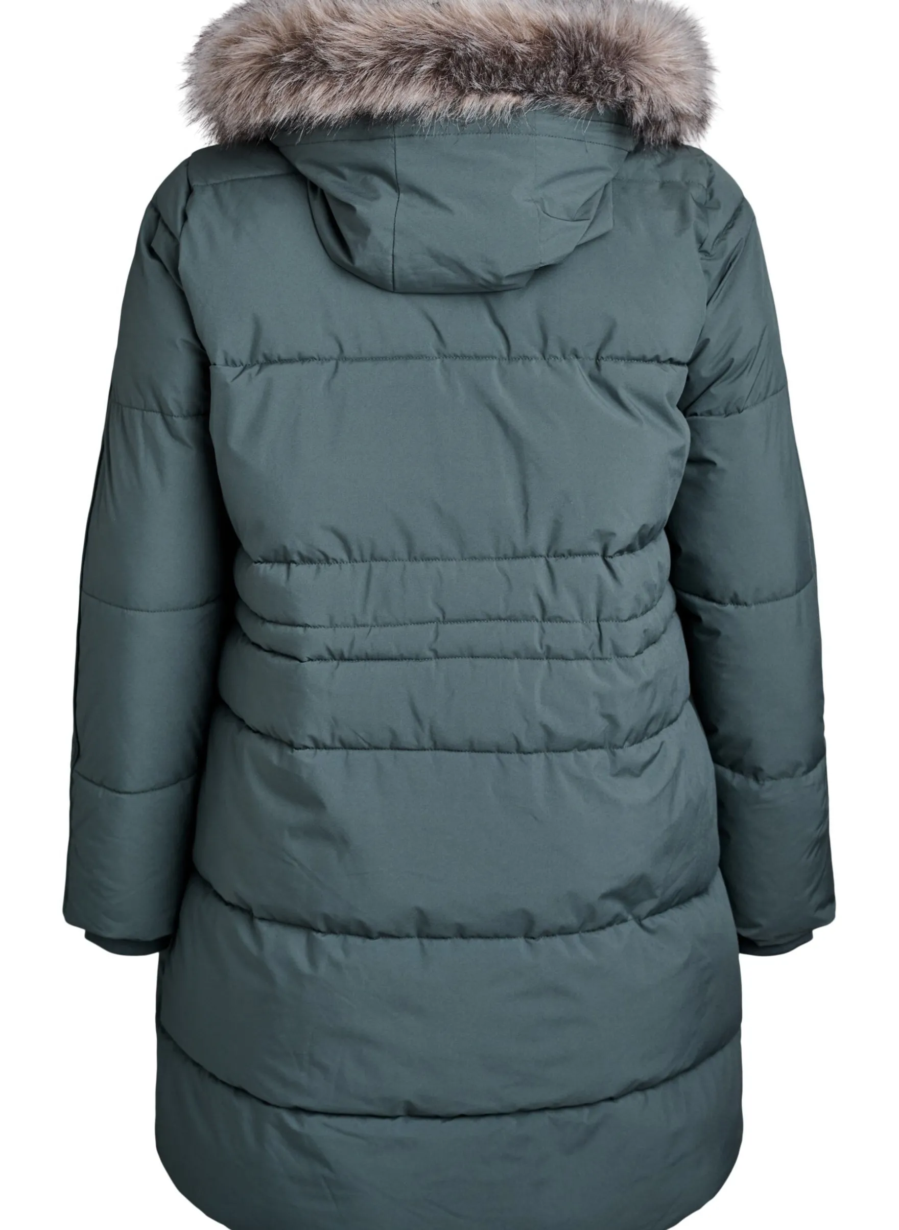 Wasserabweisender Parka mit Kunstpelzkragen